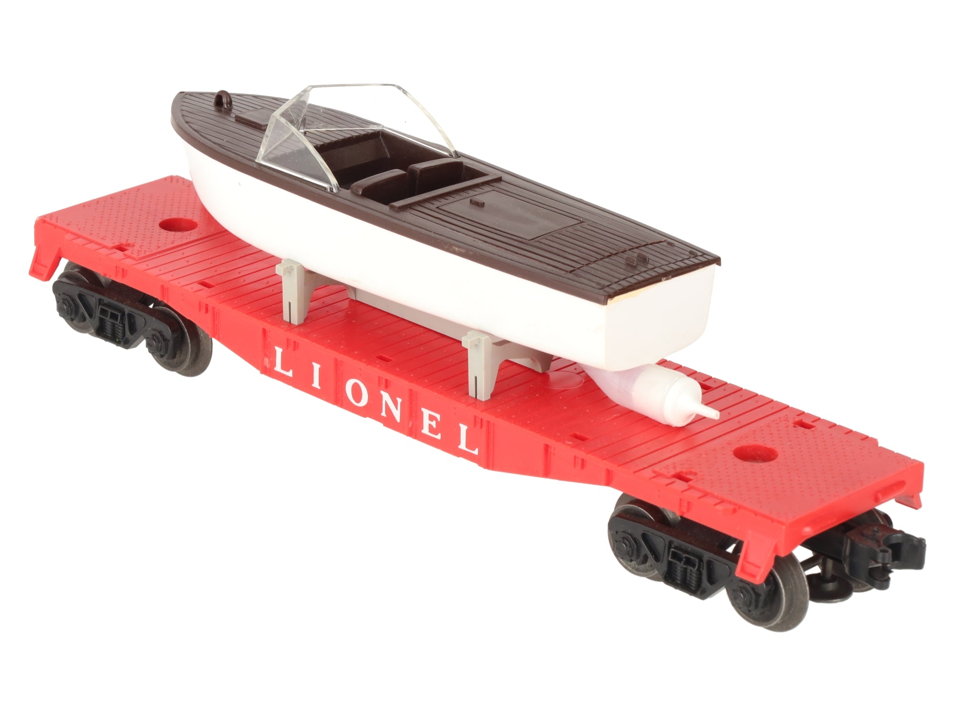 Lionel 6501 Vintage O Flatcar with Jet Boat VG/Box