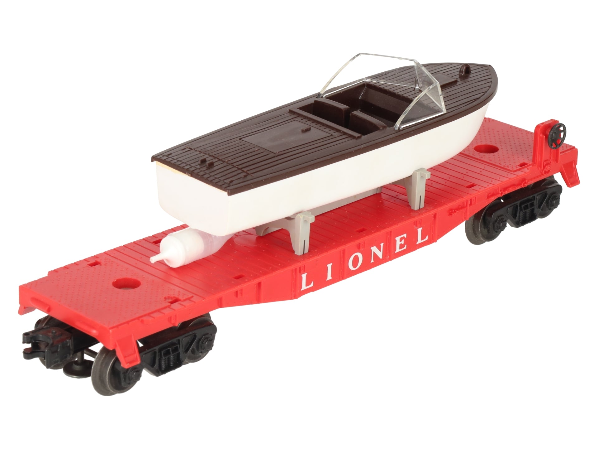 Lionel 6501 Vintage O Flatcar with Jet Boat VG/Box