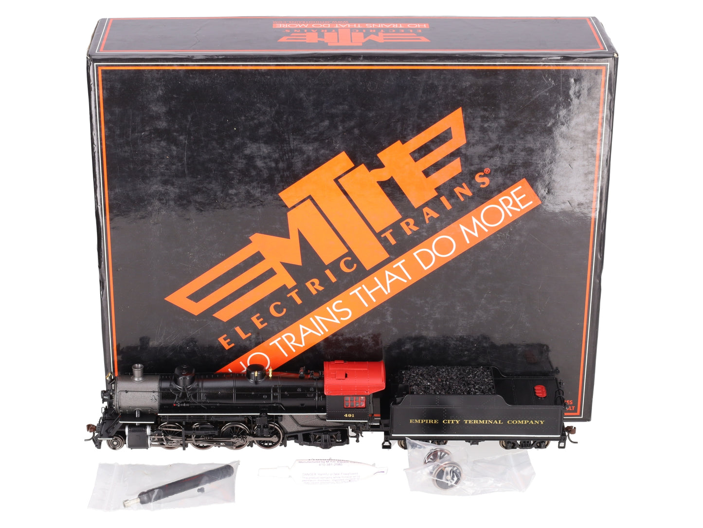 MTH 80-3143-1 HO Scale 2-8-2 USRA Light Mikado Steam Engine w/ PS3-Custom/Box