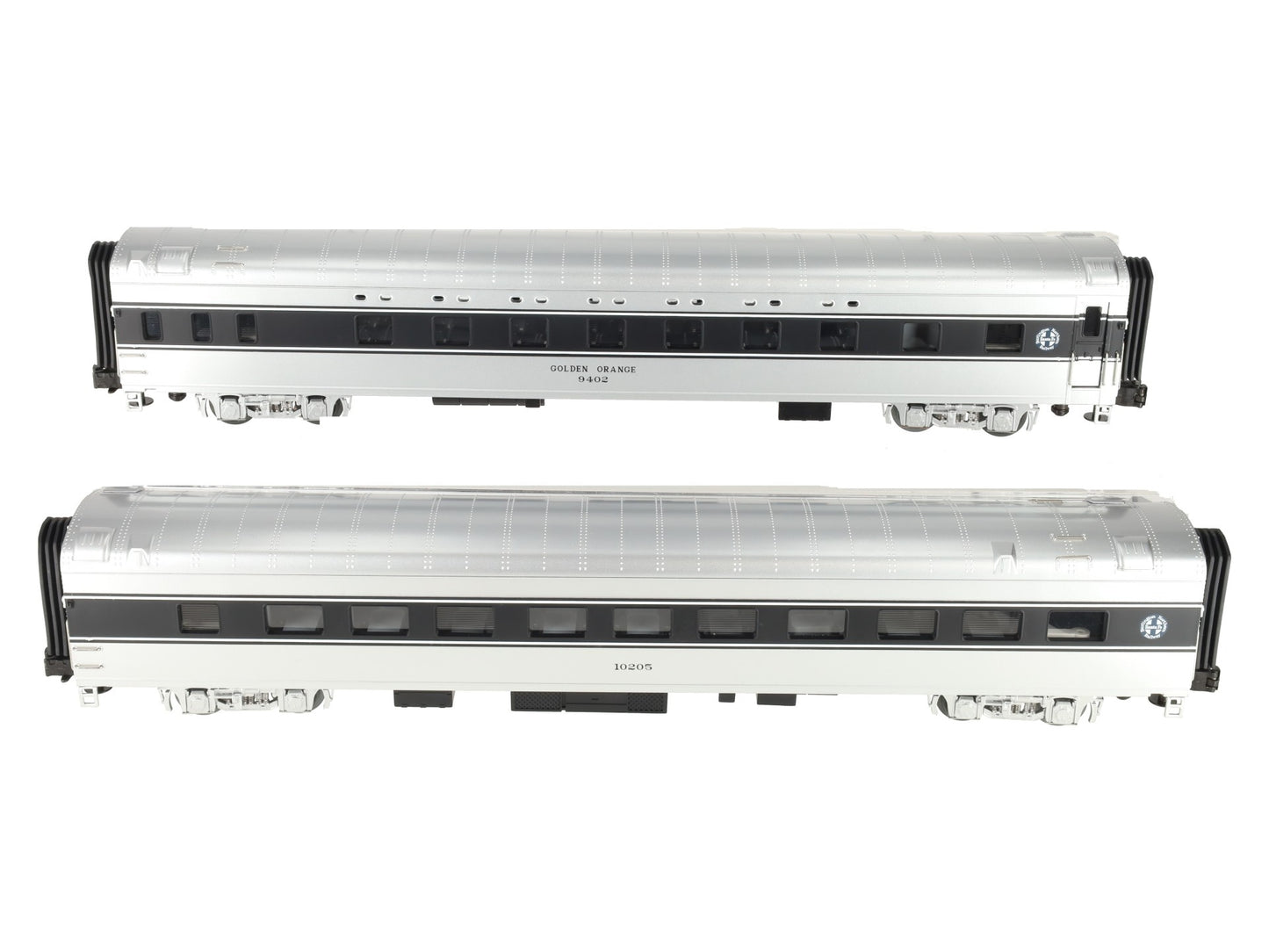 MTH 20-80004E O BNSF 70' Streamlined Sleeper/Diner Passenger Set (Set of 2) LN/Box