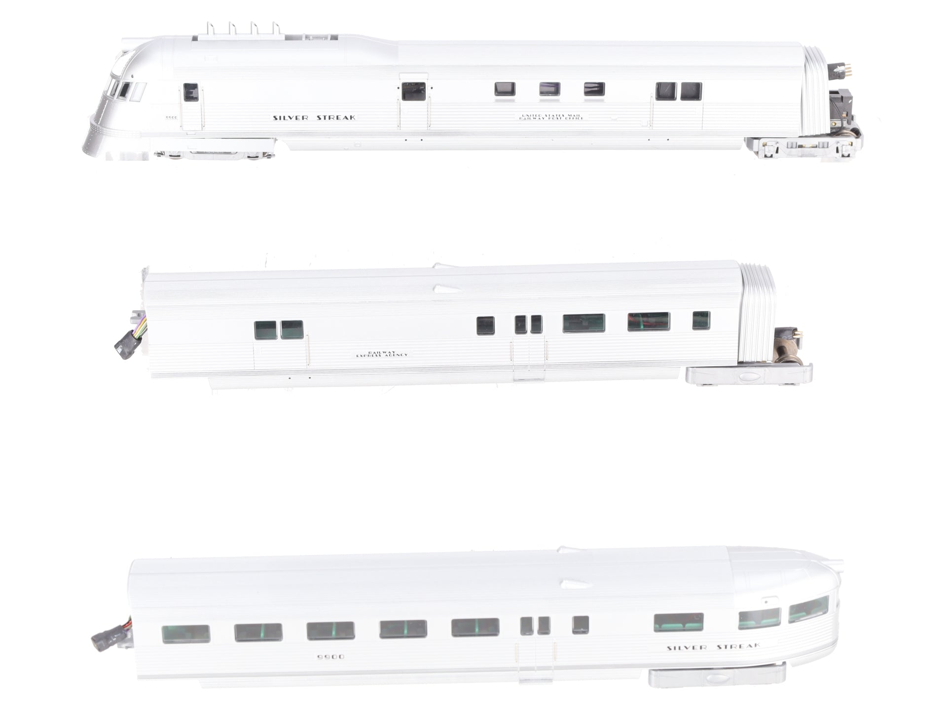 Con-Cor 001-8722 Zephyr Burlington's Streamline Motor HO Gauge Diesel Train Set EX/Box