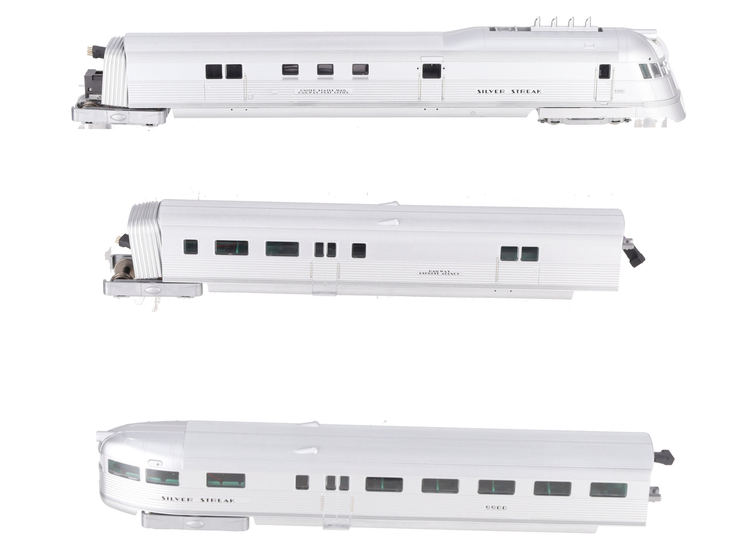 Con-Cor 001-8722 Zephyr Burlington's Streamline Motor HO Gauge Diesel Train Set EX/Box
