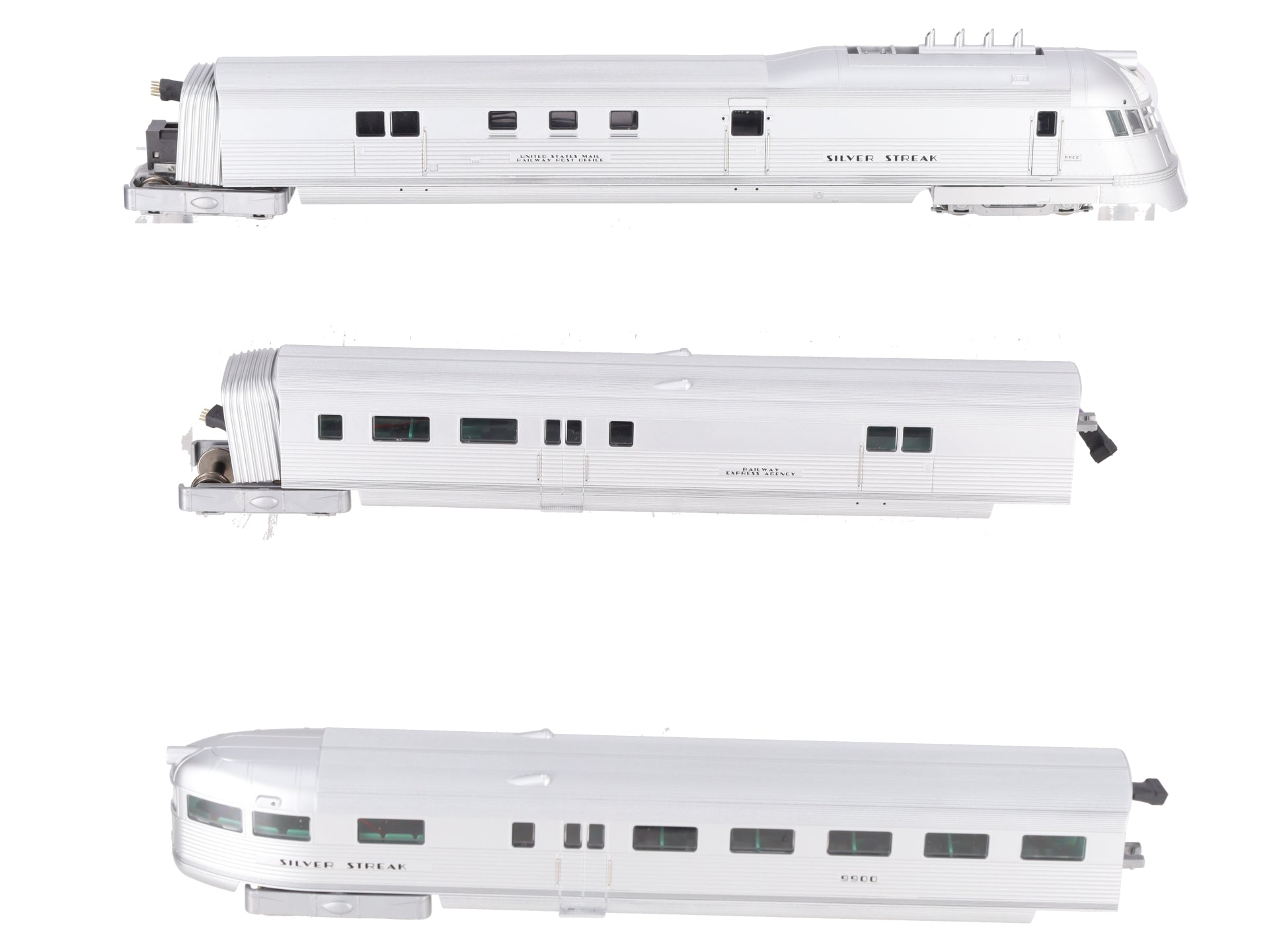 Con-Cor 001-8722 Zephyr Burlington's Streamline Motor HO Gauge Diesel Train Set EX/Box