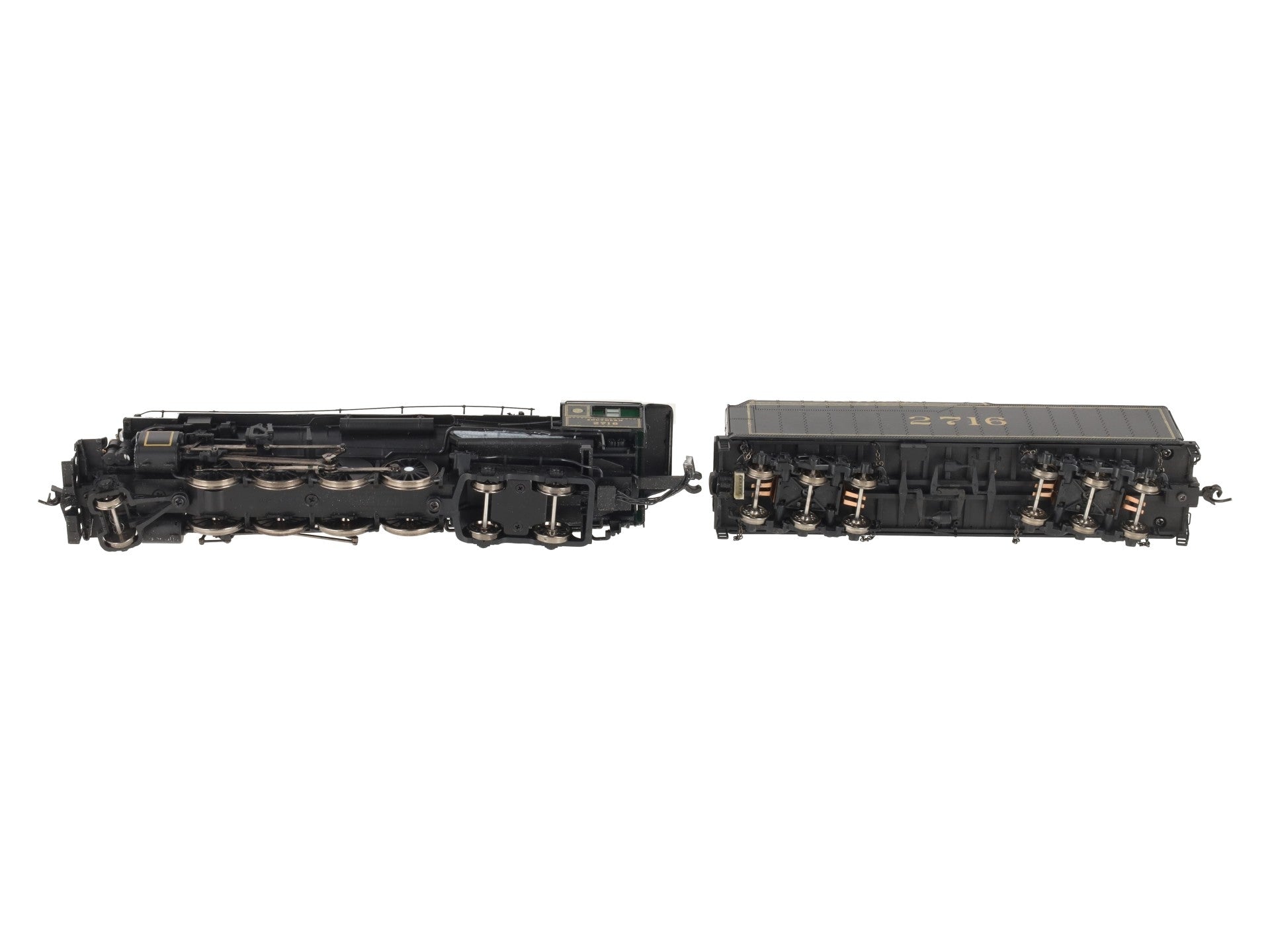 Proto 2000 30019 HO Unlettered USRA 2-8-4 Steam Locomotive & Tender VG/Box
