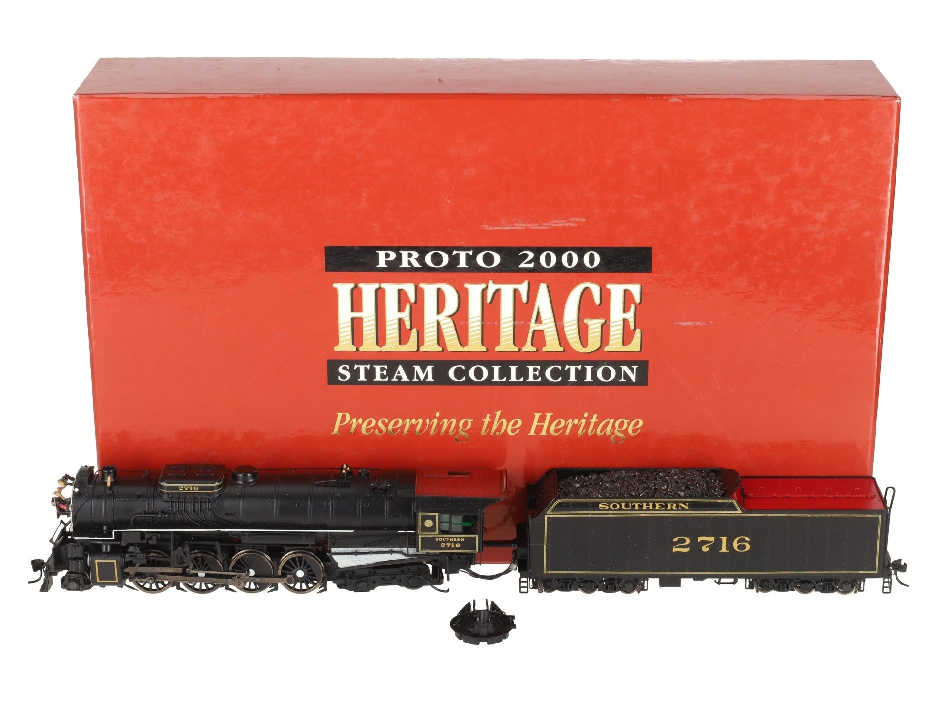 Proto 2000 30019 HO Unlettered USRA 2-8-4 Steam Locomotive & Tender VG/Box