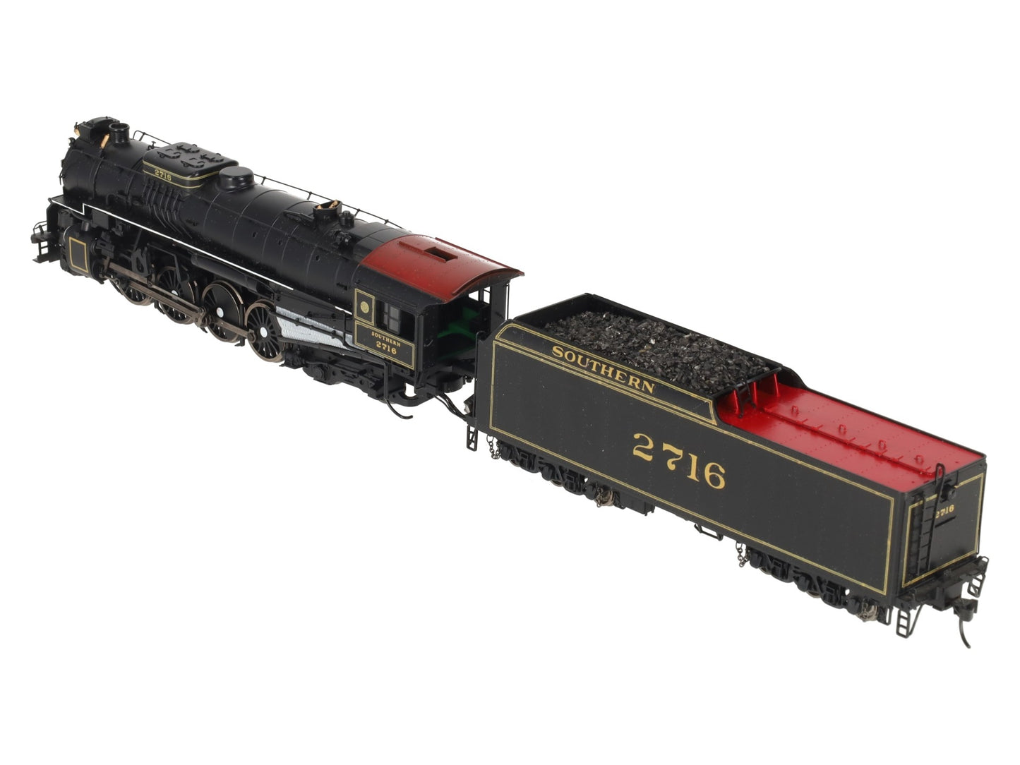 Proto 2000 30019 HO Unlettered USRA 2-8-4 Steam Locomotive & Tender VG/Box