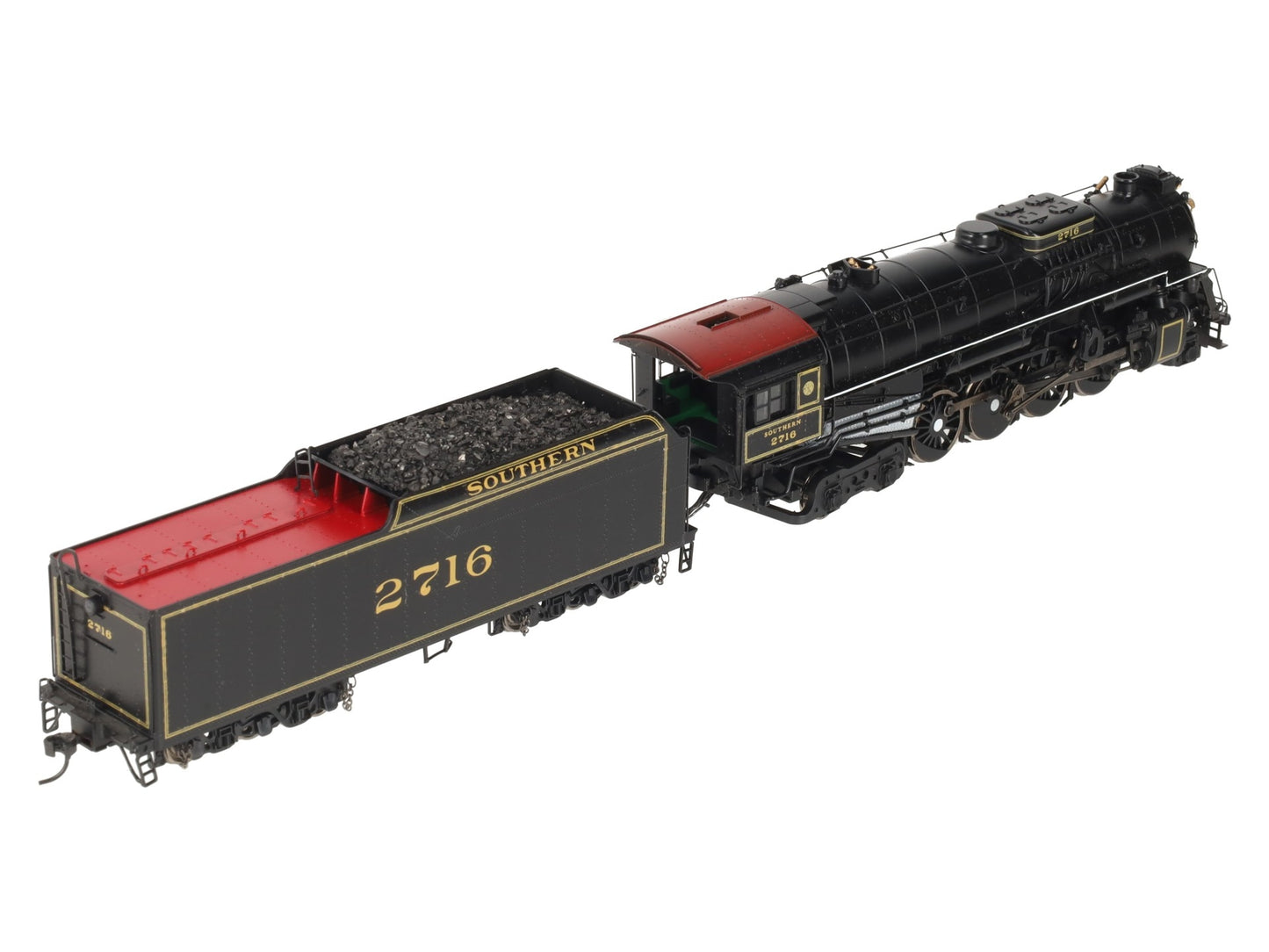 Proto 2000 30019 HO Unlettered USRA 2-8-4 Steam Locomotive & Tender VG/Box