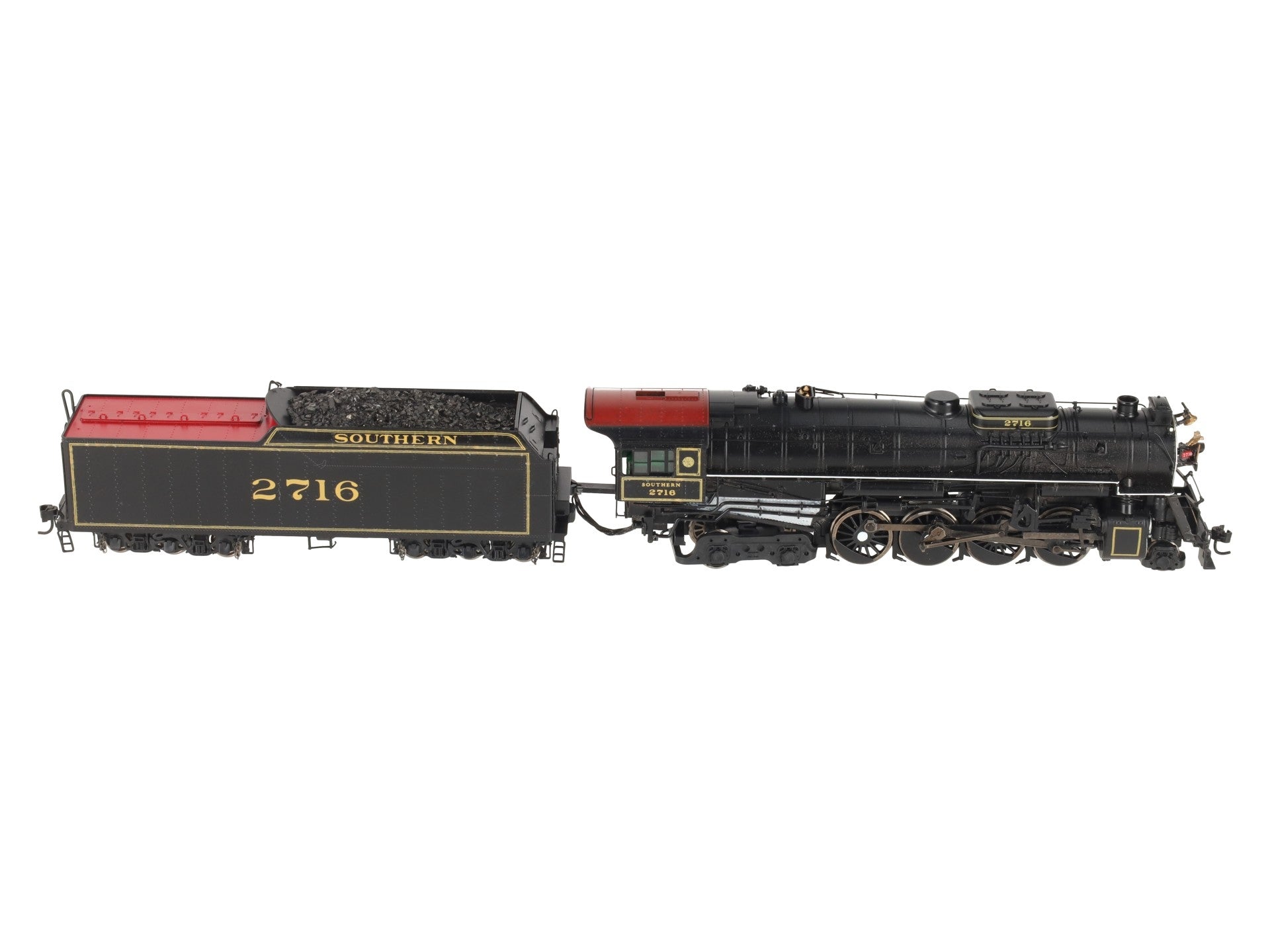 Proto 2000 30019 HO Unlettered USRA 2-8-4 Steam Locomotive & Tender VG/Box