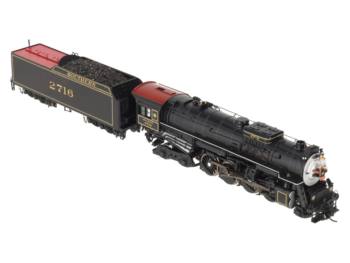 Proto 2000 30019 HO Unlettered USRA 2-8-4 Steam Locomotive & Tender VG/Box