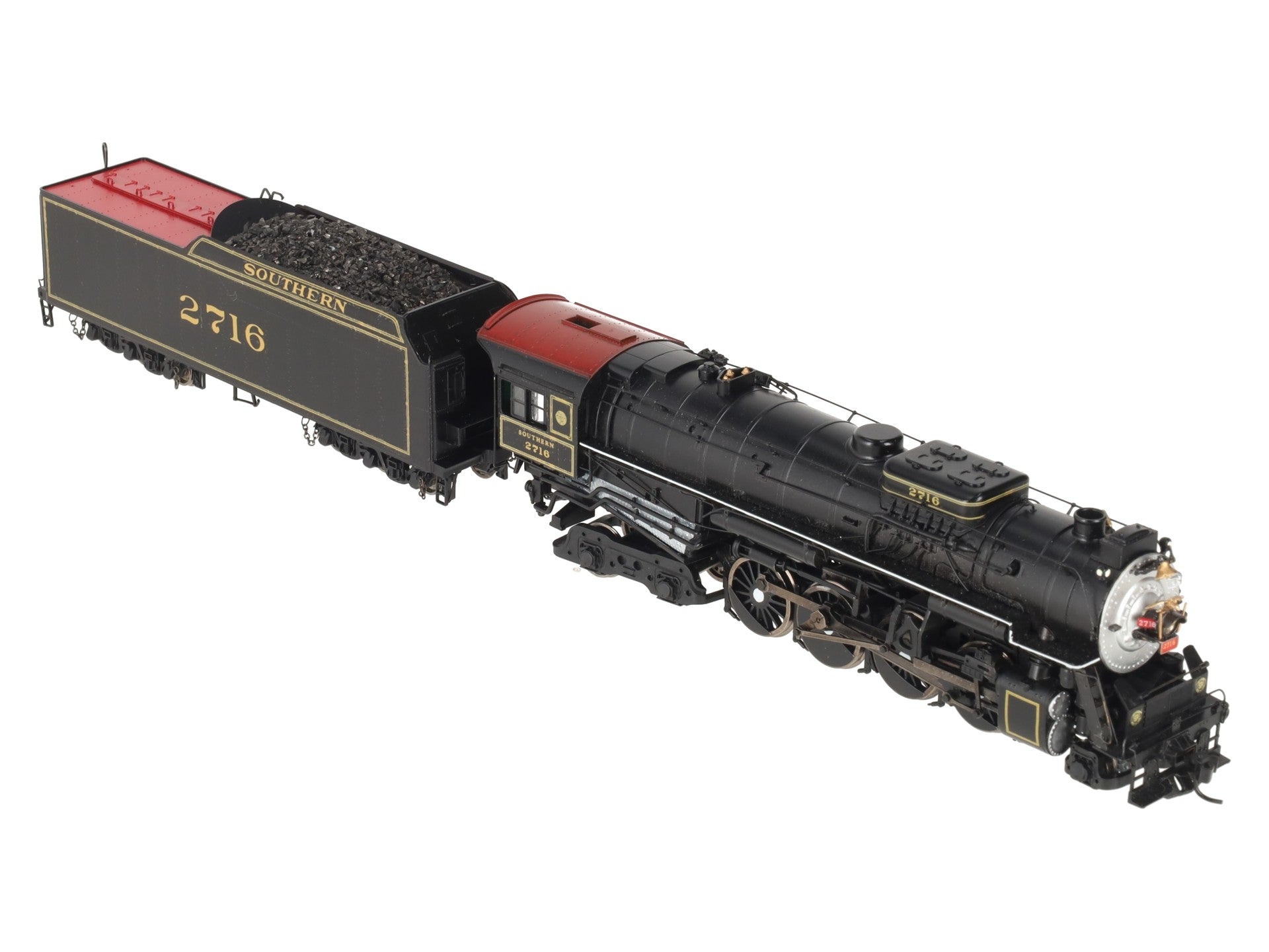 Proto 2000 30019 HO Unlettered USRA 2-8-4 Steam Locomotive & Tender VG/Box