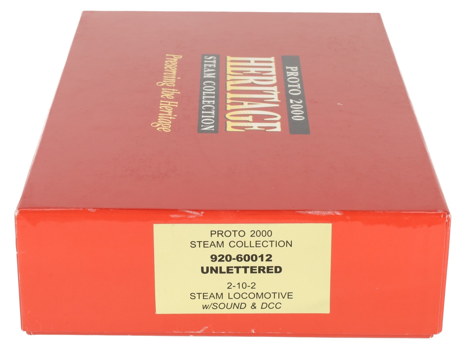 Proto 2000 920-60012 HO Unlettered 2-10-2 Steam Locomotive w/DCC/Sound EX/Box