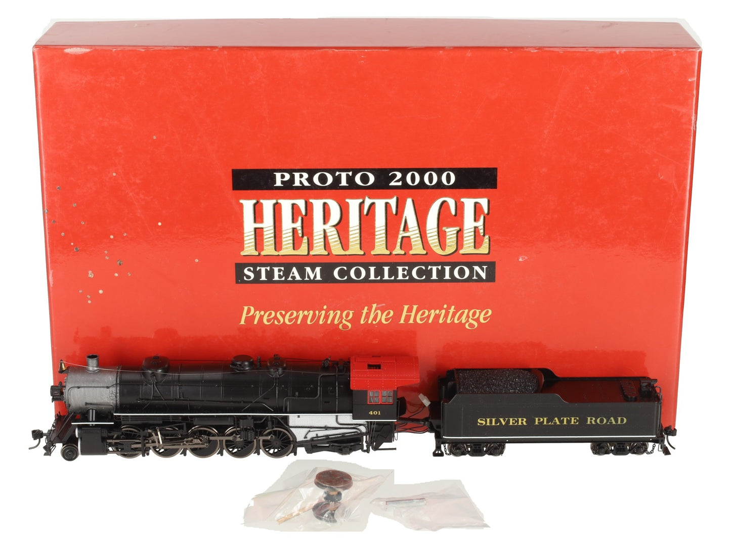 Proto 2000 920-60012 HO 2-10-2 Steam Locomotive w/DCC/Sound-Custom EX/Box