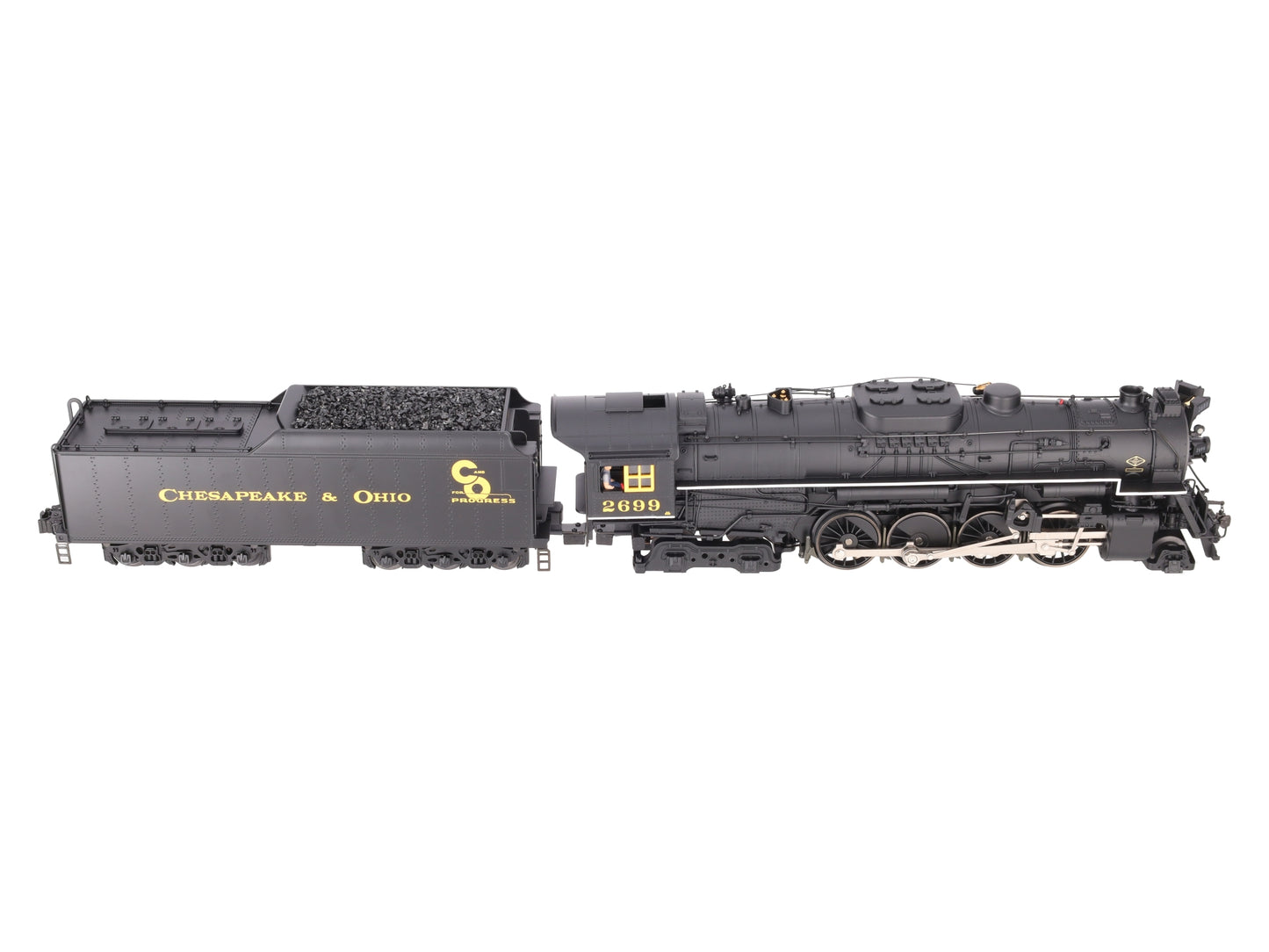 Lionel 6-38076 O Gauge Chesapeake & Ohio 2-8-4 Berkshire Steam Locomotive #2699 EX/Box