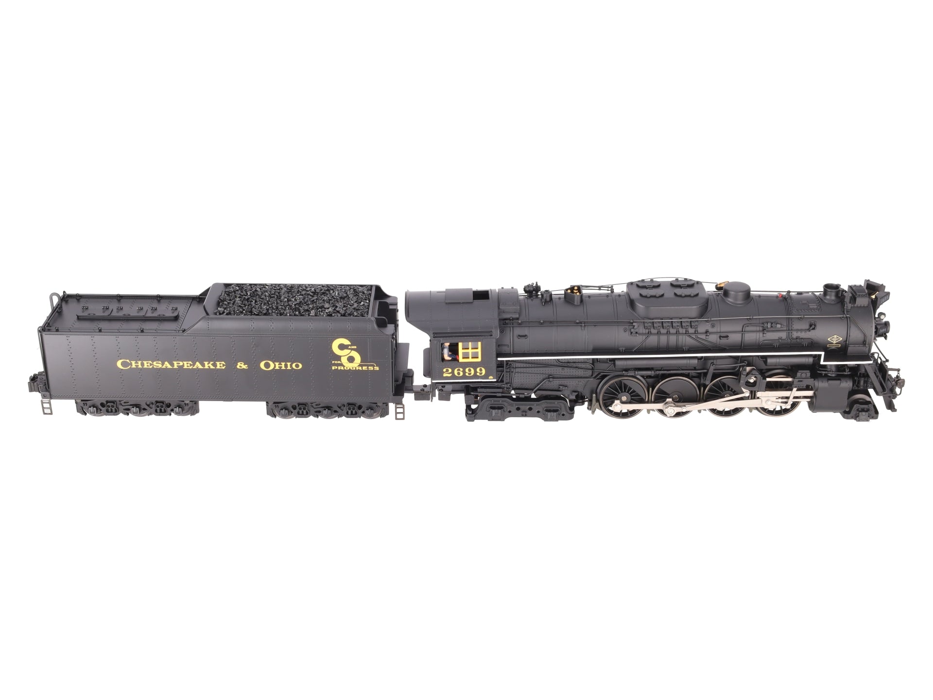 Lionel 6-38076 O Gauge Chesapeake & Ohio 2-8-4 Berkshire Steam Locomotive #2699 EX/Box