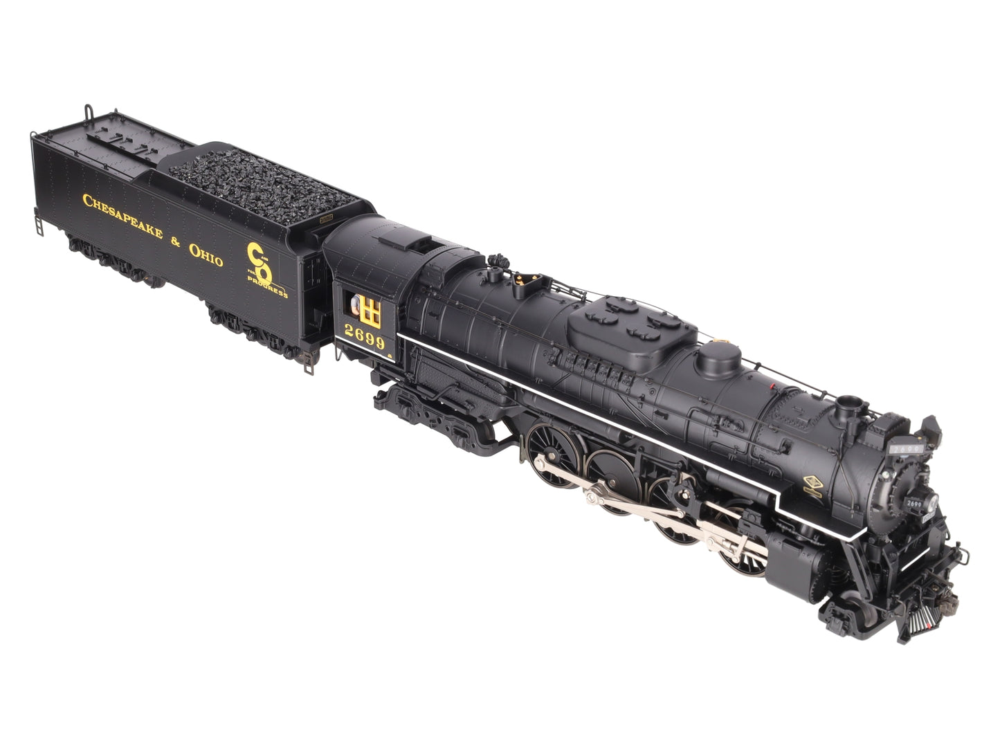 Lionel 6-38076 O Gauge Chesapeake & Ohio 2-8-4 Berkshire Steam Locomotive #2699 EX/Box