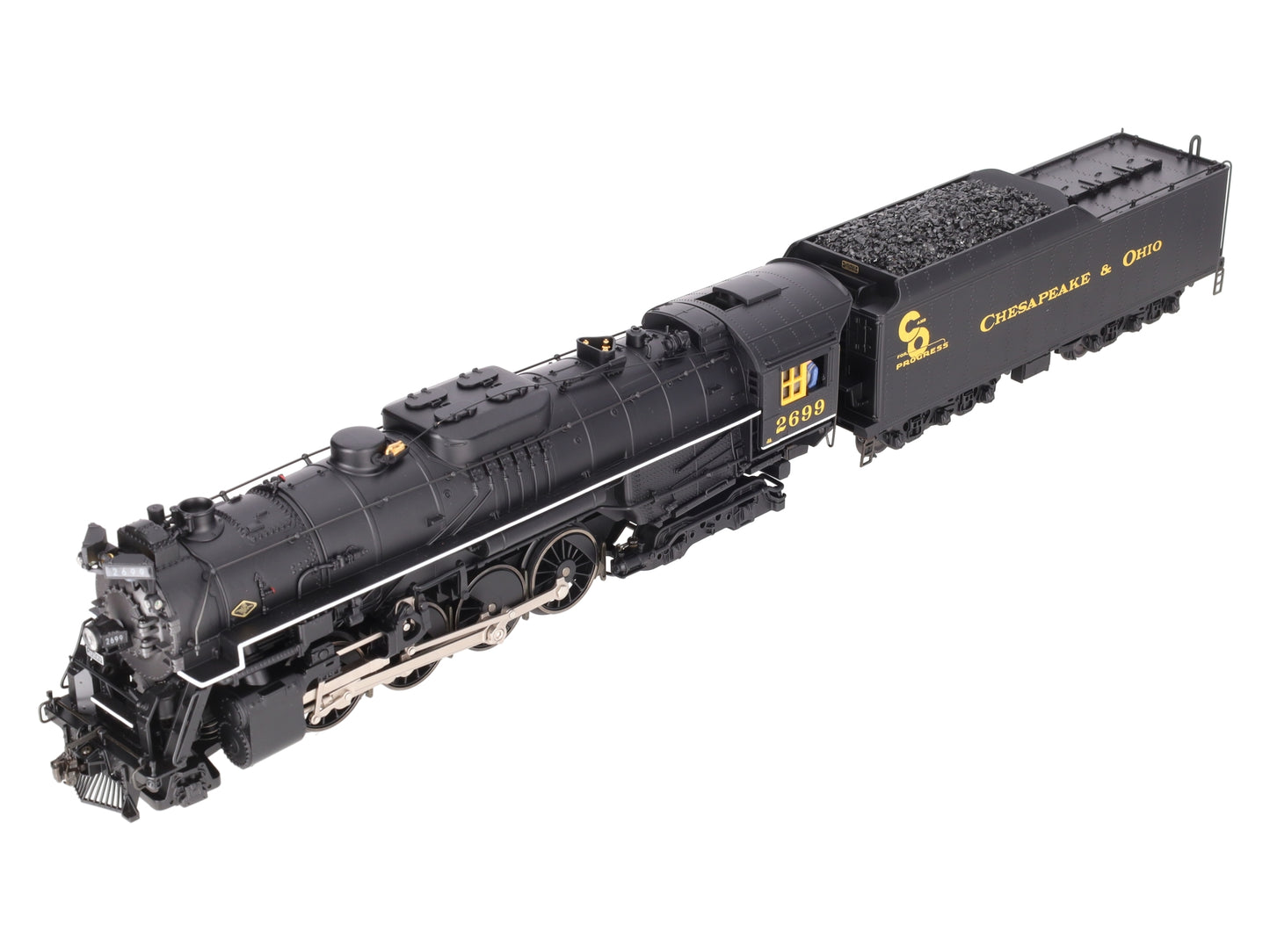 Lionel 6-38076 O Gauge Chesapeake & Ohio 2-8-4 Berkshire Steam Locomotive #2699 EX/Box