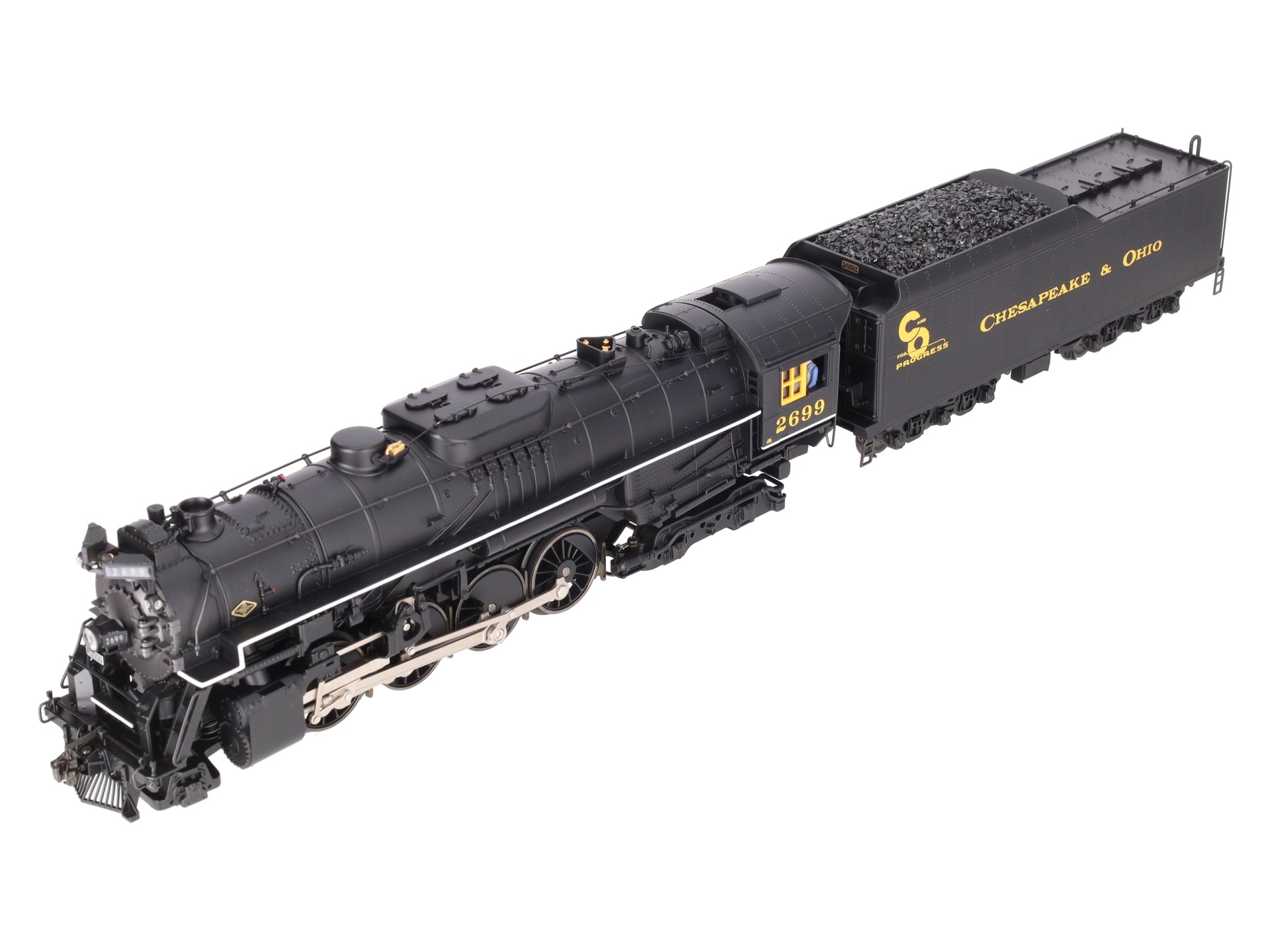 Lionel 6-38076 O Gauge Chesapeake & Ohio 2-8-4 Berkshire Steam Locomotive #2699 EX/Box