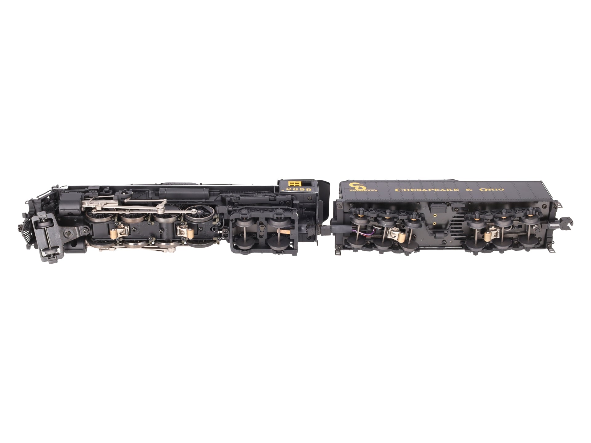 Lionel 6-38076 O Gauge Chesapeake & Ohio 2-8-4 Berkshire Steam Locomotive #2699 EX/Box