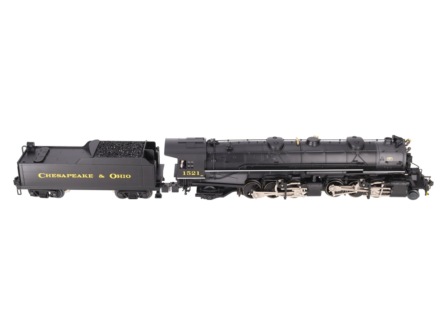 Lionel 6-28075 O Gauge C&O 2-6-6-2 Mallet Steam Locomotive & Tender #1521 EX/Box