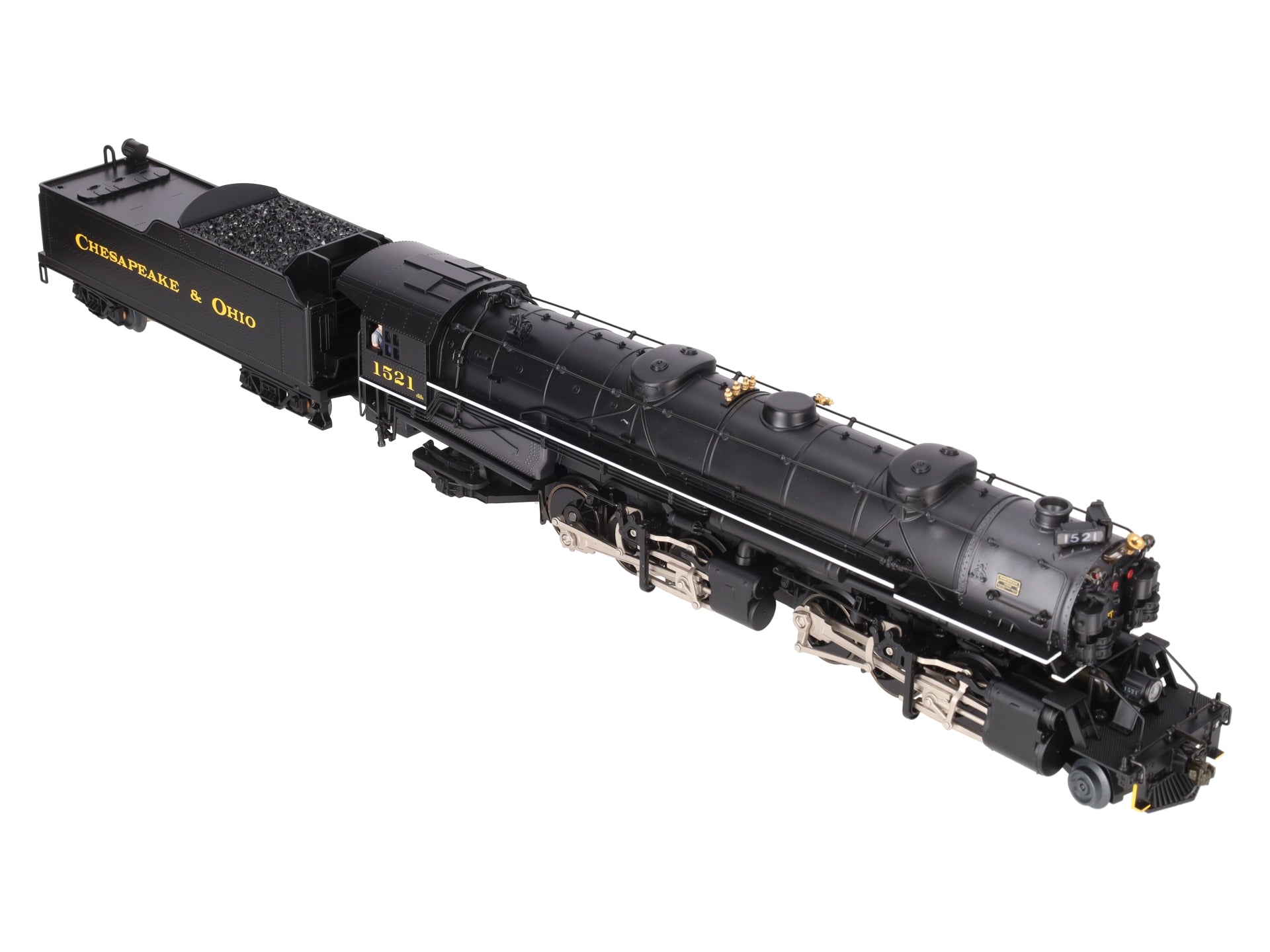 Lionel 6-28075 O Gauge C&O 2-6-6-2 Mallet Steam Locomotive & Tender #1521 EX/Box