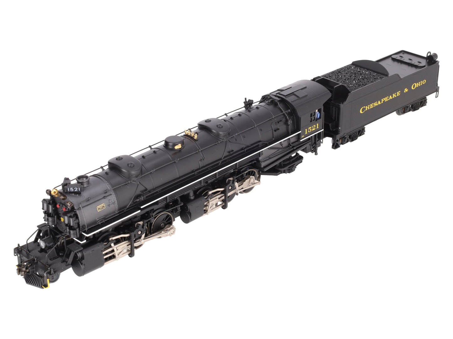 Lionel 6-28075 O Gauge C&O 2-6-6-2 Mallet Steam Locomotive & Tender #1521 EX/Box