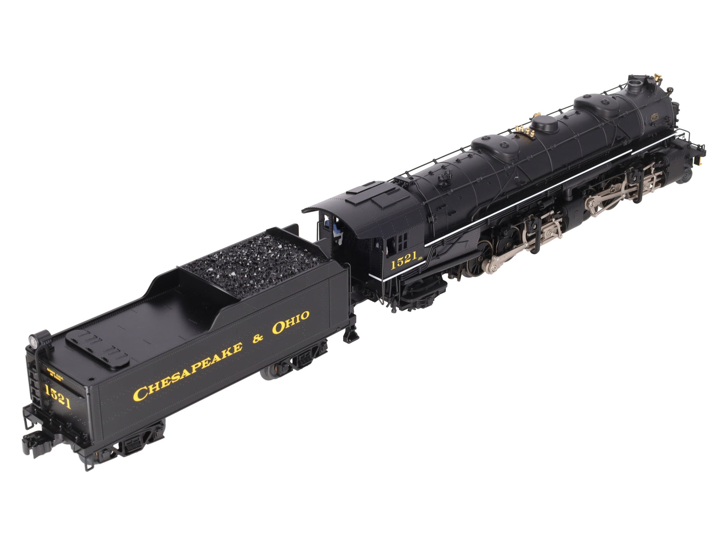 Lionel 6-28075 O Gauge C&O 2-6-6-2 Mallet Steam Locomotive & Tender #1521 EX/Box