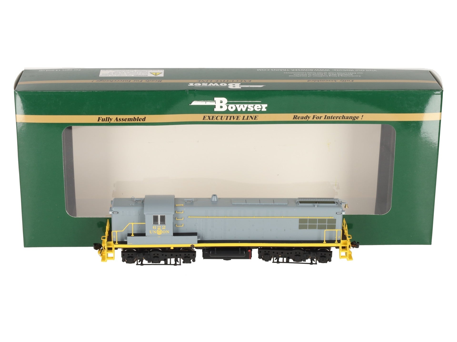 Bowser 25121 HO Union DRS-6-6-1500 Diesel Locomotive with Sound #622 EX/Box