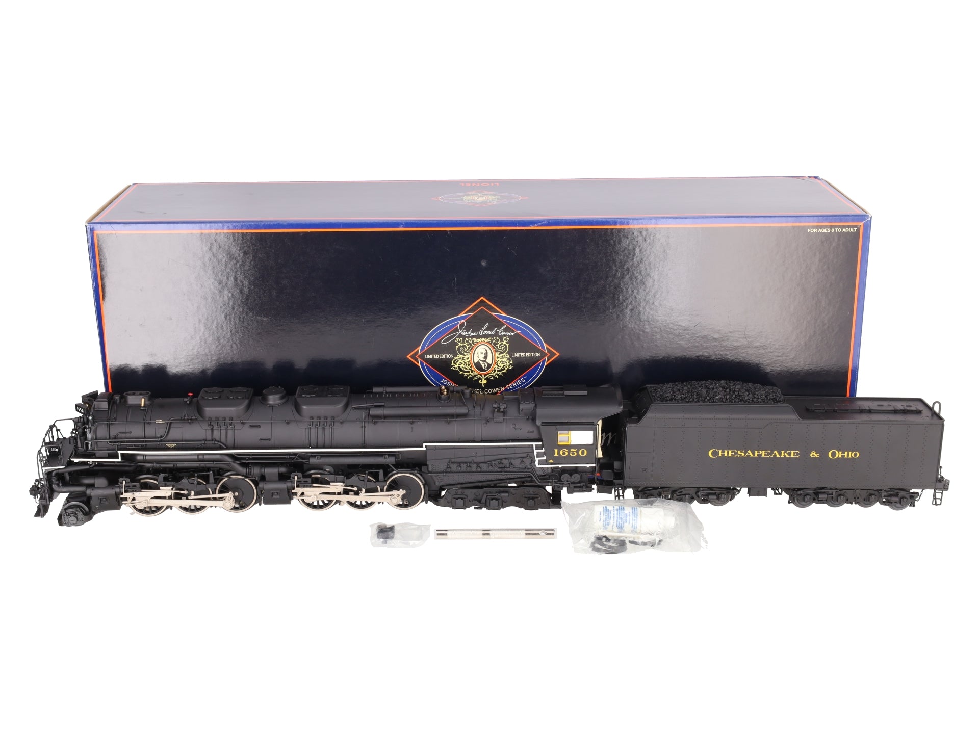 Lionel 6-38081 O C&O 2-6-6-6 Allegheny Steam Locomotive & Tender #1650 w TMCC EX/Box