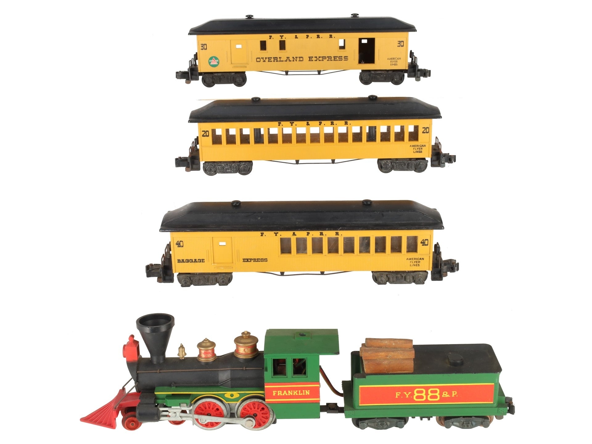 American Flyer 20550 Vintage S Frontiersman Passenger Set VG