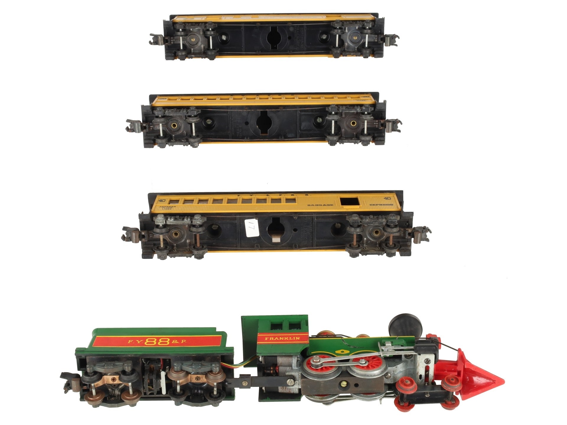 American Flyer 20550 Vintage S Frontiersman Passenger Set VG