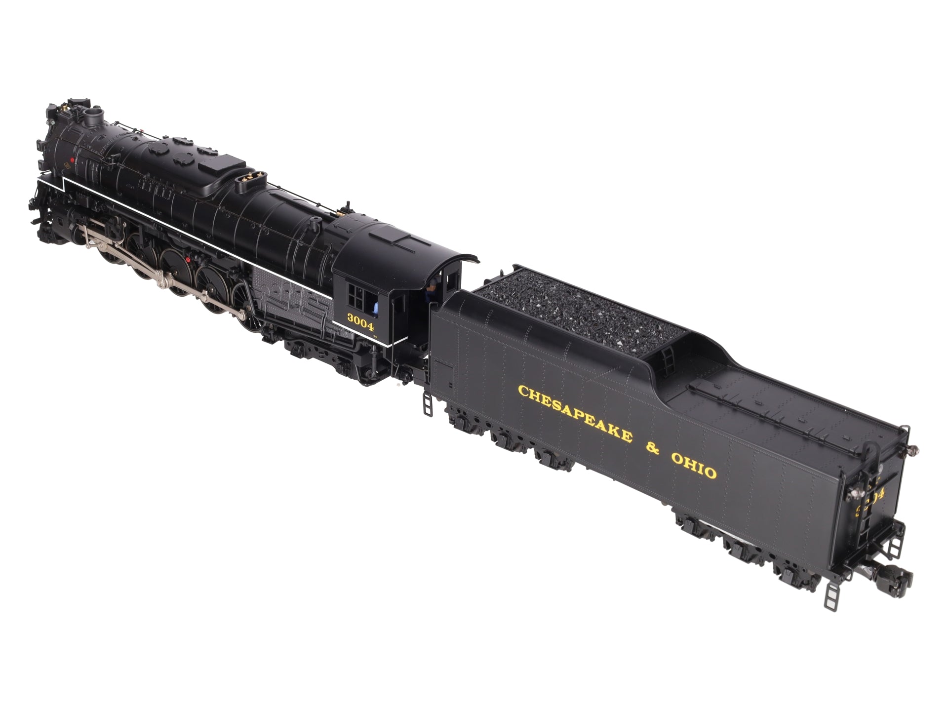 Lionel 6-28079 O Chesapeake & Ohio Texas 2-10-4 Steam Locomotive & Tender #3004 EX/Box