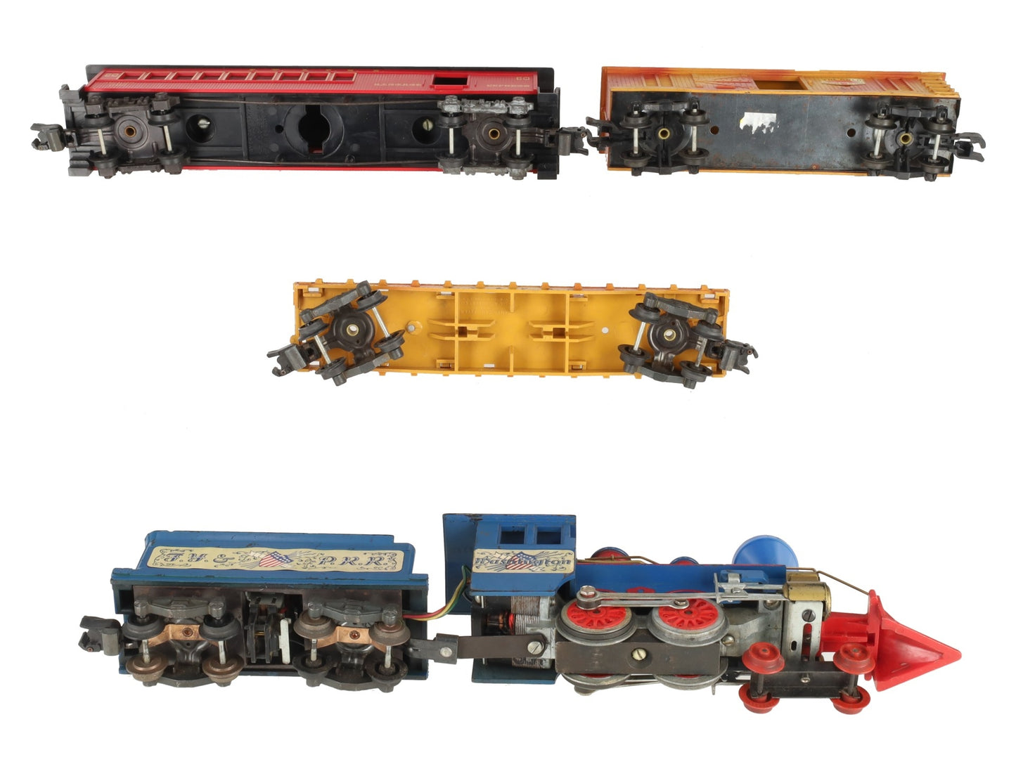 American Flyer 20655 Vintage S Frontiersman Freight Set: 21089, 24565, 24055, 2 VG