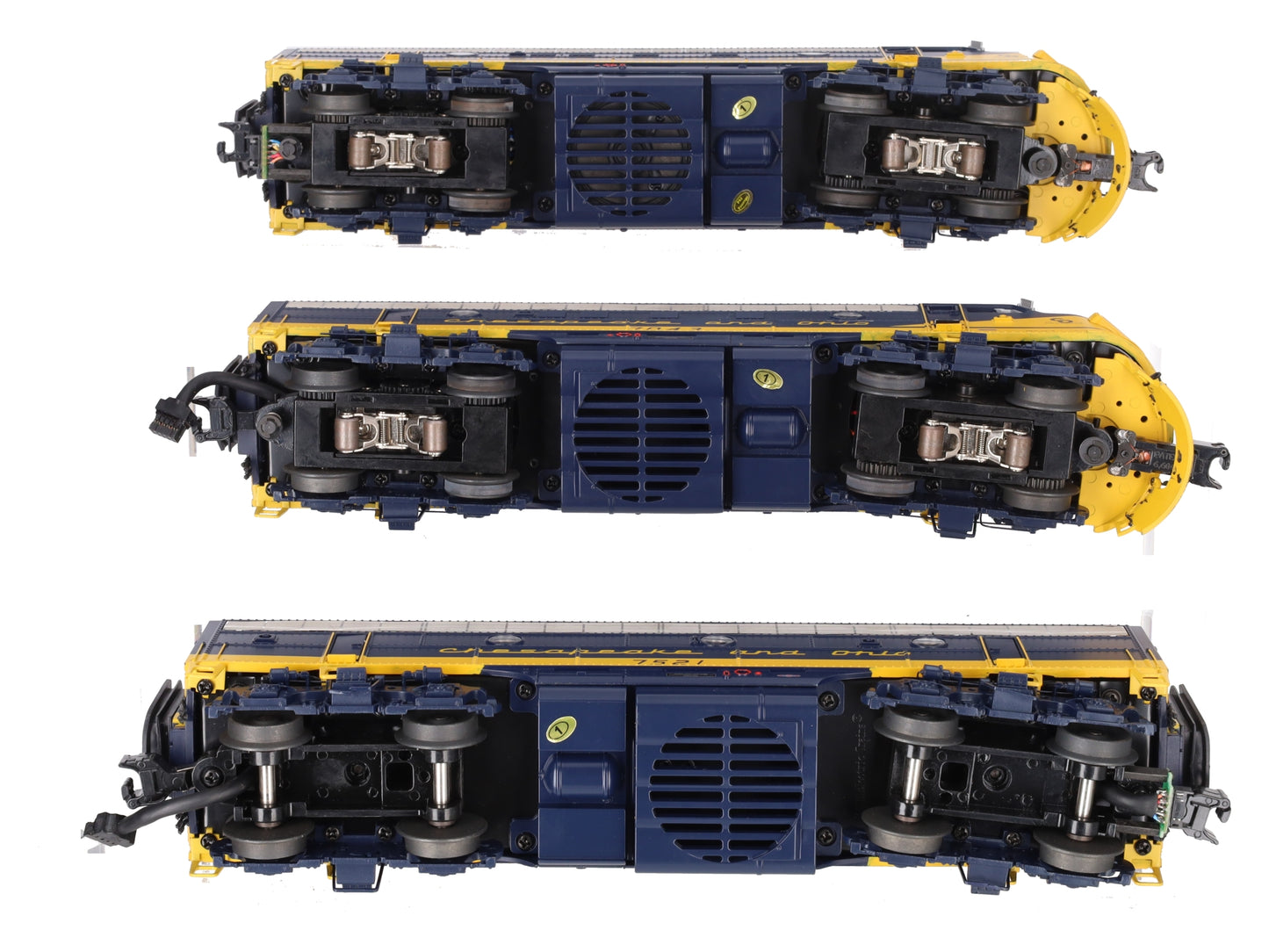 MTH 20-2741-1 C&O F-7 ABA Diesel Engine Set #7042/7043/7521 w/PS2 LN/Box