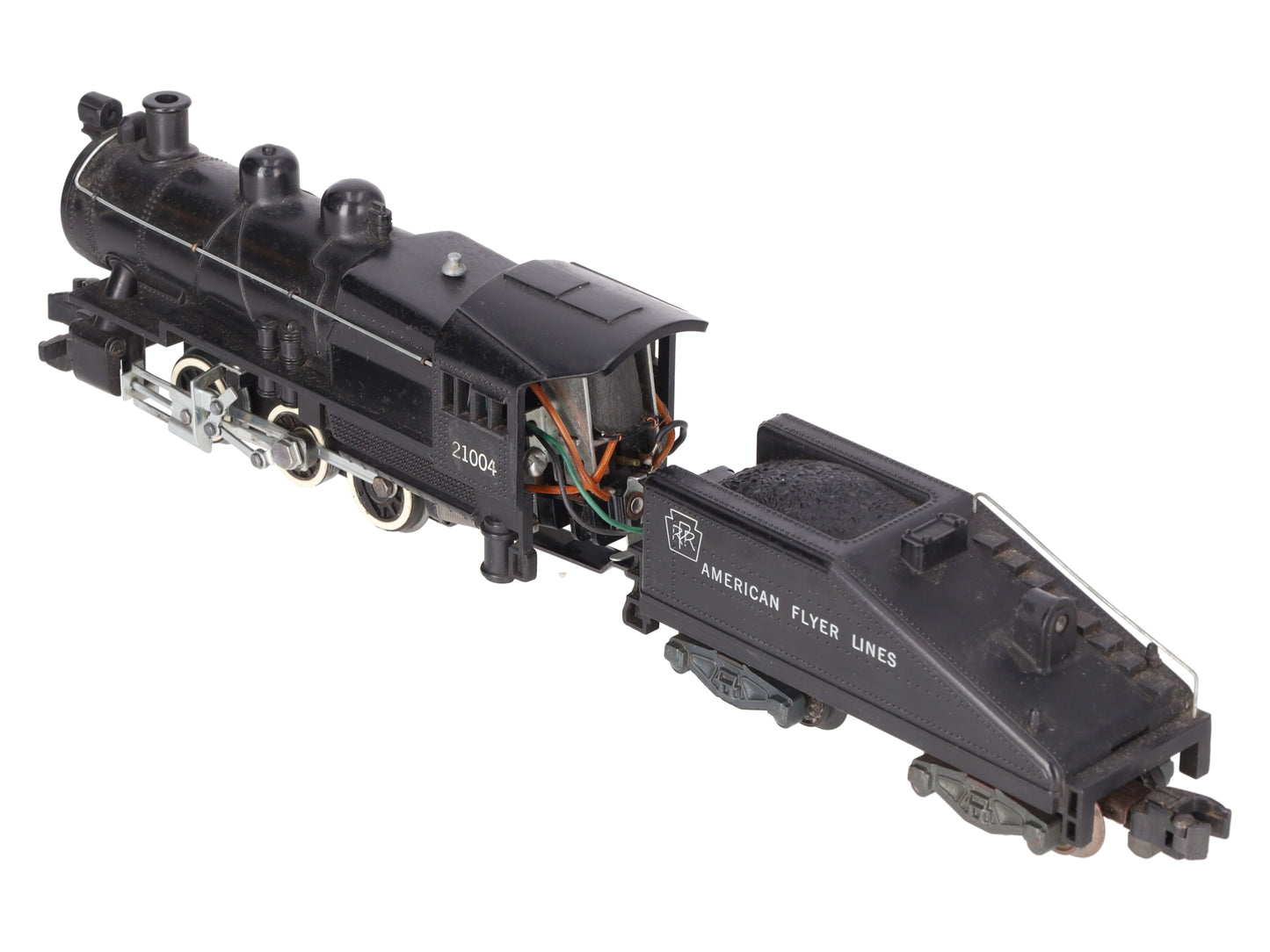 American Flyer 21004 Vintage S 0-6-0 Steam Switcher & Tender VG