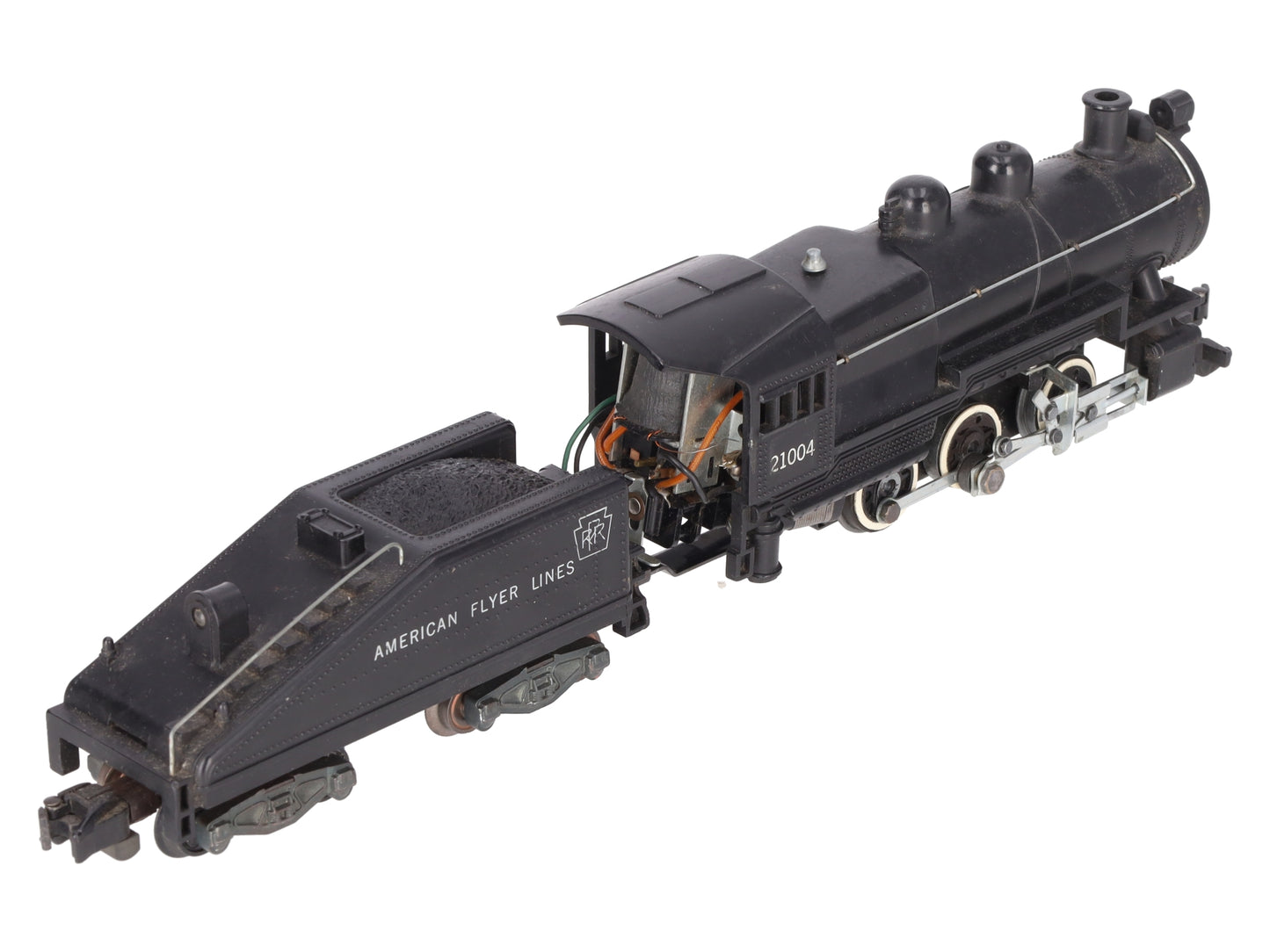 American Flyer 21004 Vintage S 0-6-0 Steam Switcher & Tender VG