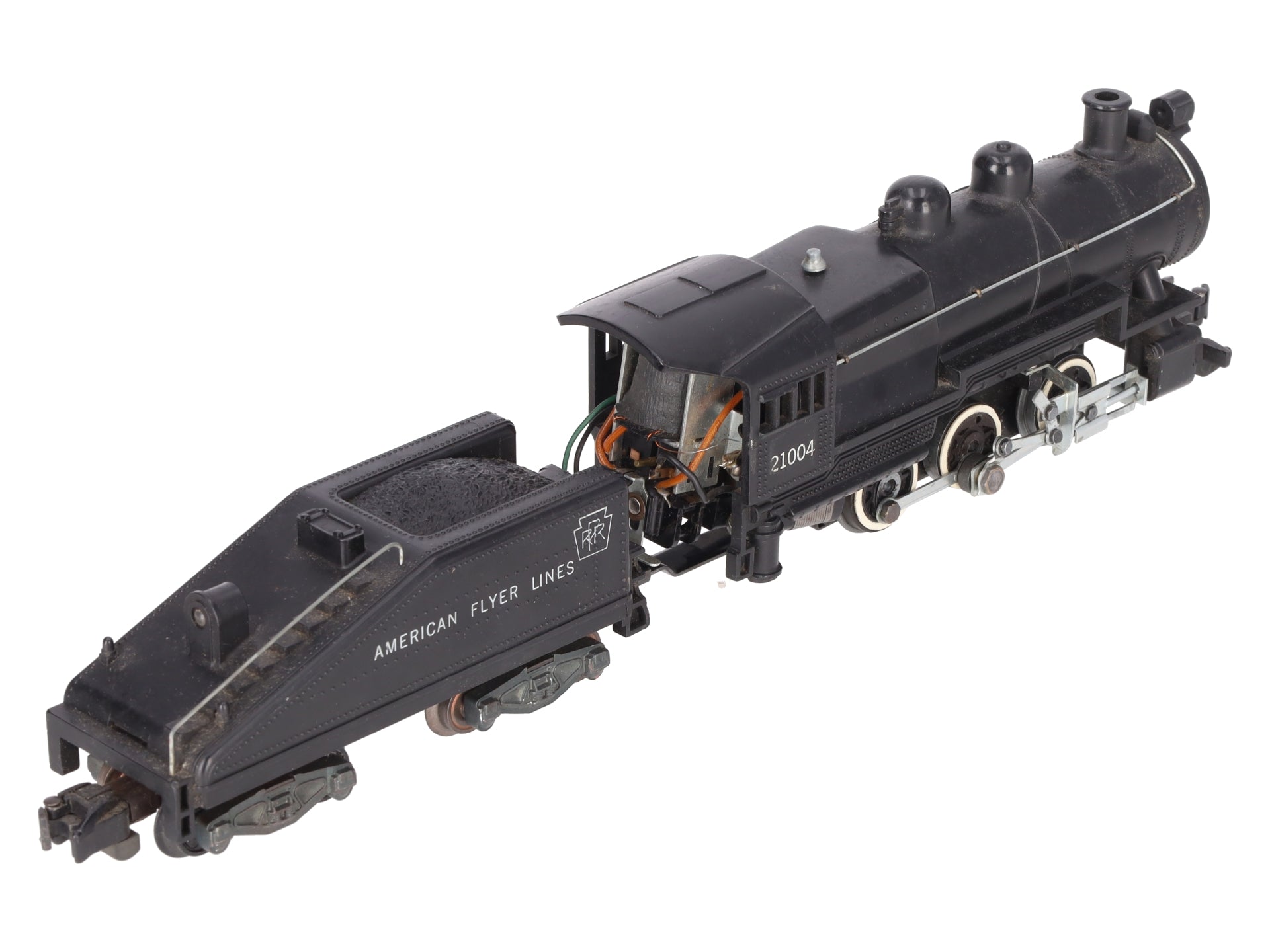 American Flyer 21004 Vintage S 0-6-0 Steam Switcher & Tender VG