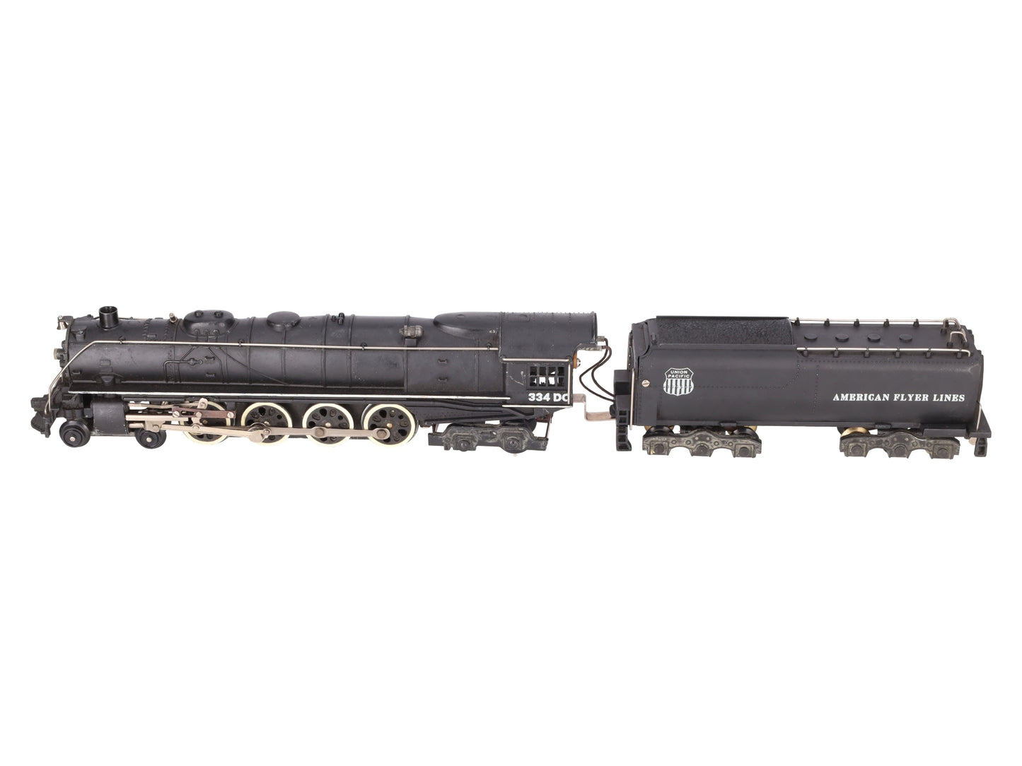 American Flyer 334DC Vintage S UP 4-8-4 Northern Die-Cast Steam Locomotive VG