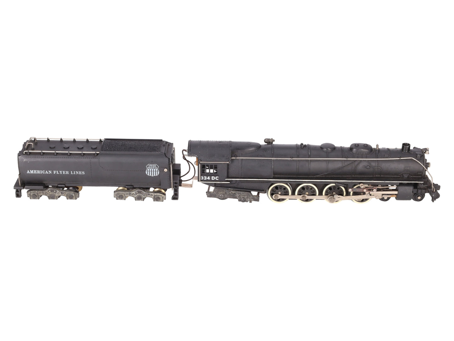 American Flyer 334DC Vintage S UP 4-8-4 Northern Die-Cast Steam Locomotive VG