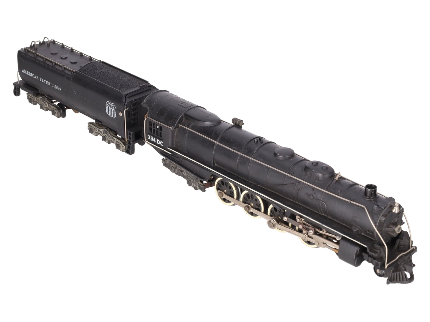 American Flyer 334DC Vintage S UP 4-8-4 Northern Die-Cast Steam Locomotive VG
