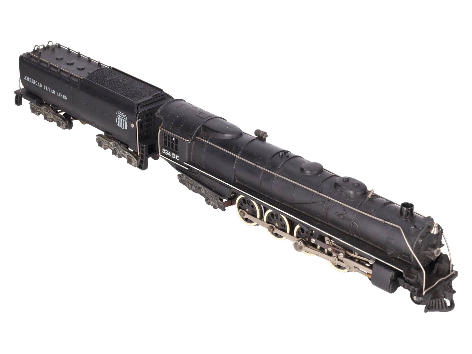 American Flyer 334DC Vintage S UP 4-8-4 Northern Die-Cast Steam Locomotive VG