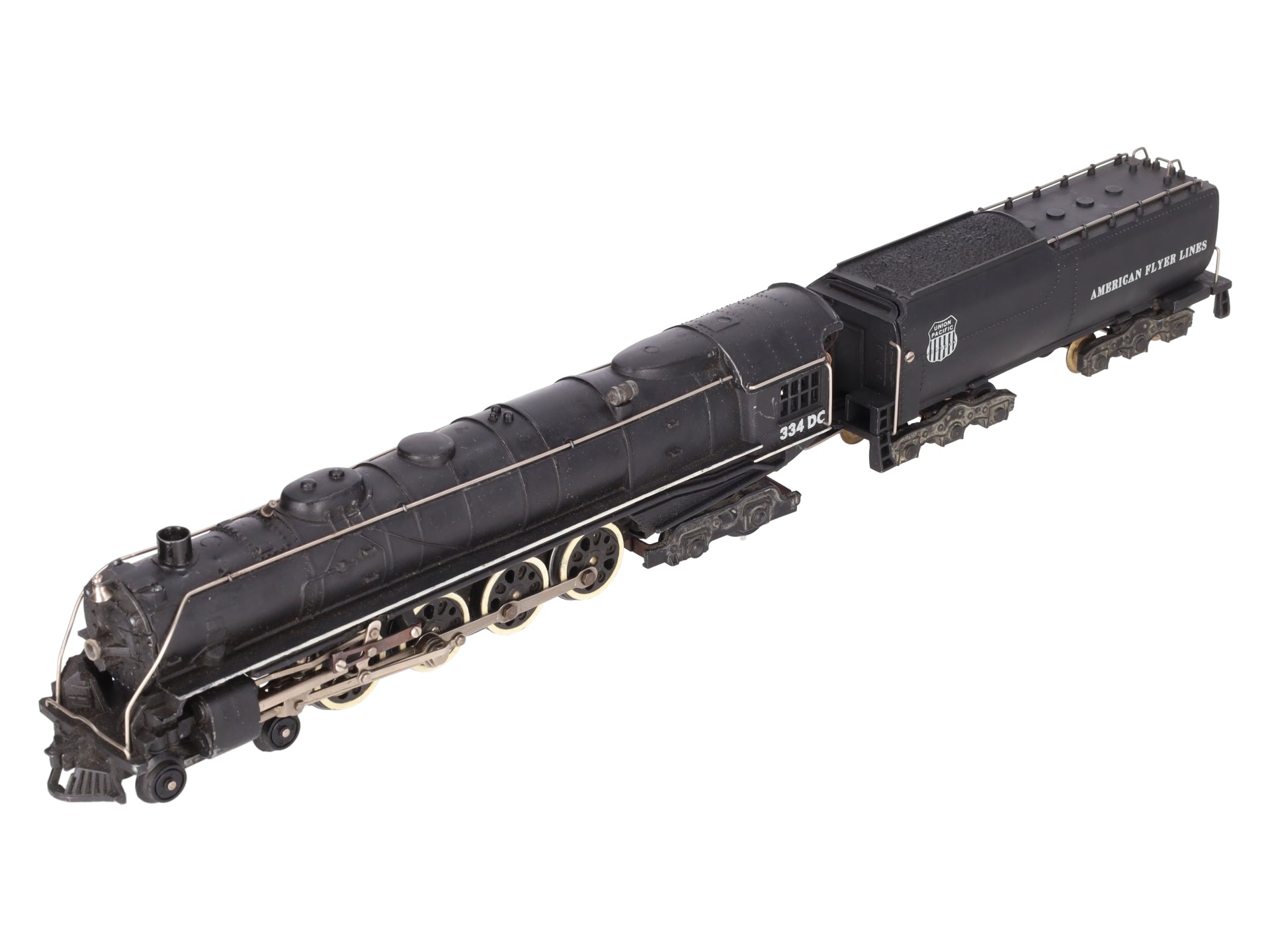 American Flyer 334DC Vintage S UP 4-8-4 Northern Die-Cast Steam Locomotive VG