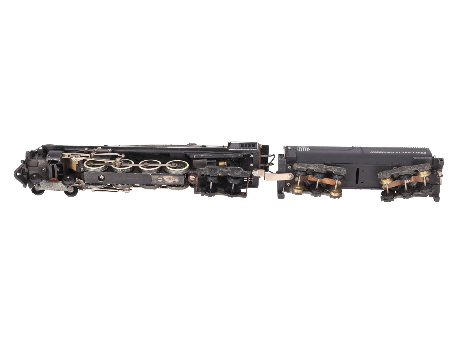 American Flyer 334DC Vintage S UP 4-8-4 Northern Die-Cast Steam Locomotive VG