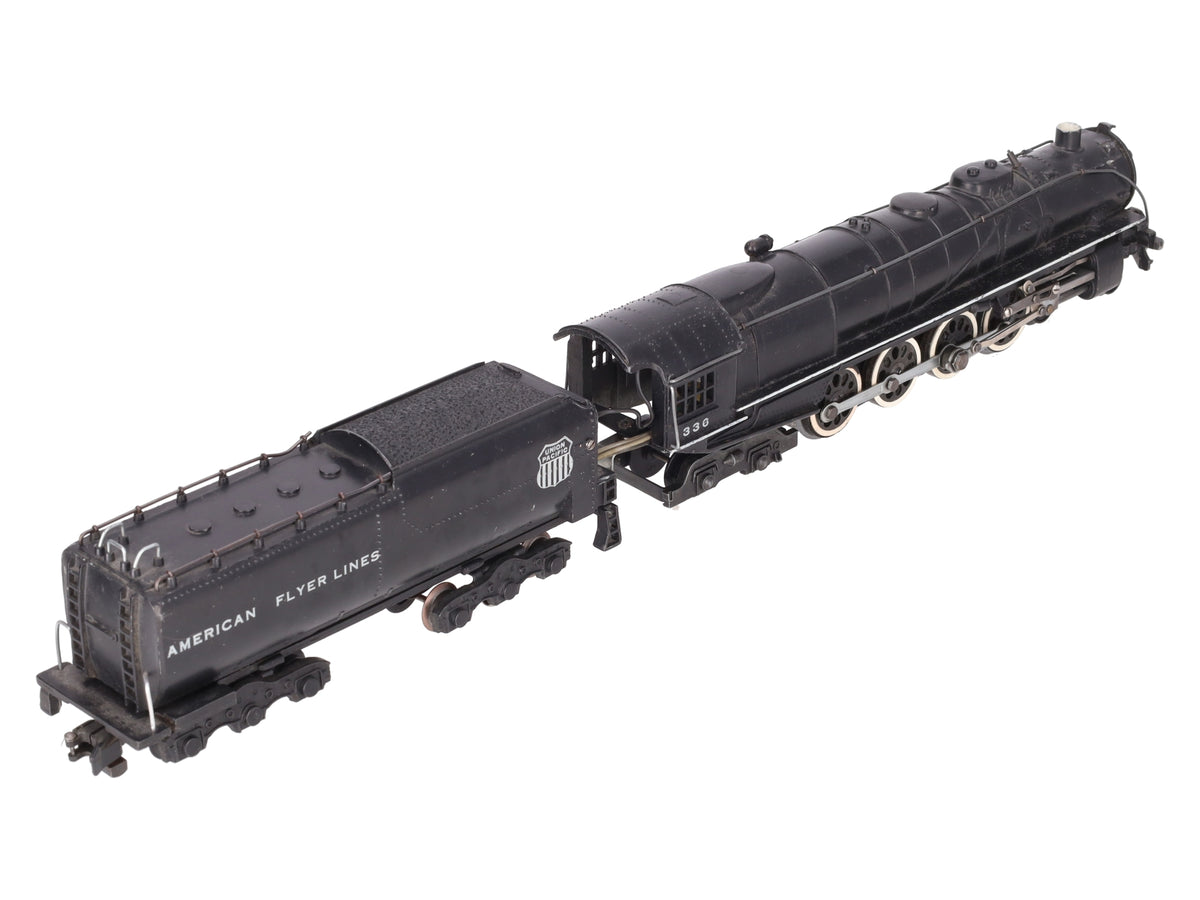 American Flyer 336 S Union Pacific Northern 4-8-4 Steam Locomotive & Tender VG