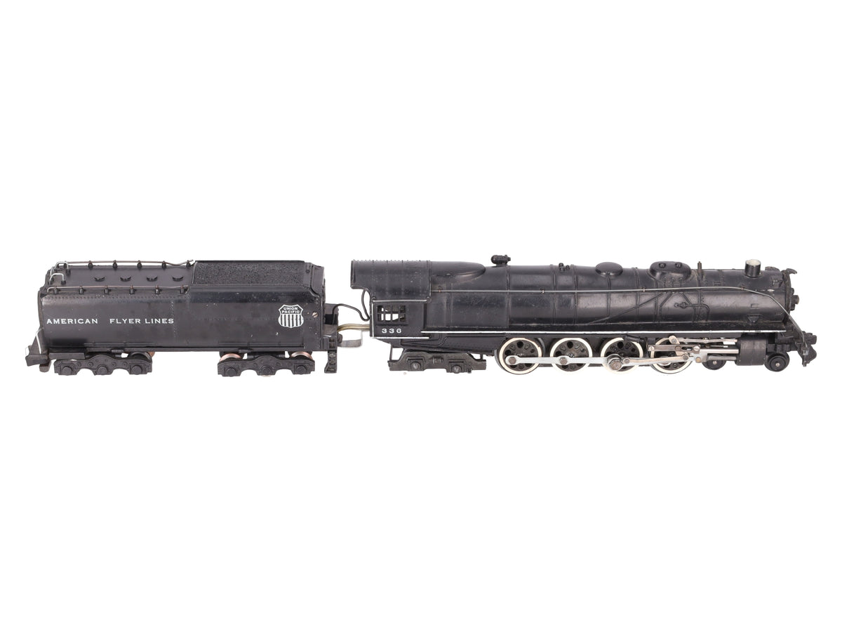 American Flyer 336 S Union Pacific Northern 4-8-4 Steam Locomotive & Tender VG