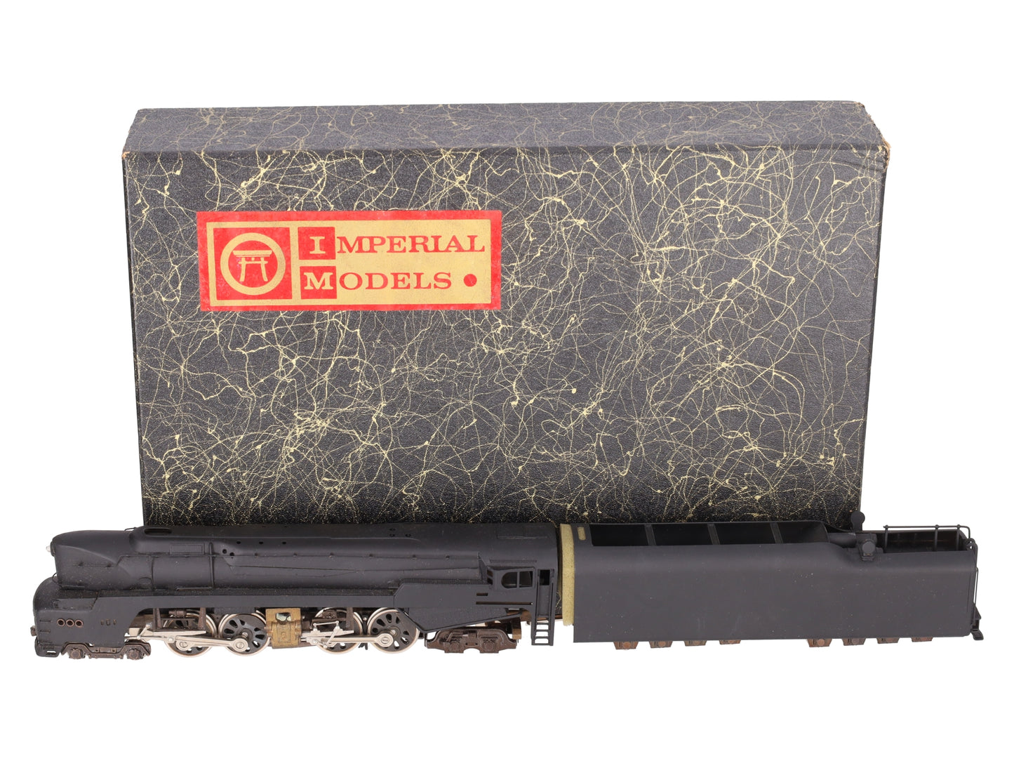 Imperial IM-104 HO Brass PRR 4-4-4-4 Class T-1 Duplex Steam Engine & Tender EX/Box