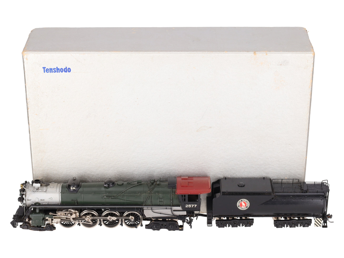 Tenshodo 143 HO BRASS Great Northern 4-8-4 Class S-2 Steam Loco & Tender w/ DCC EX/Box