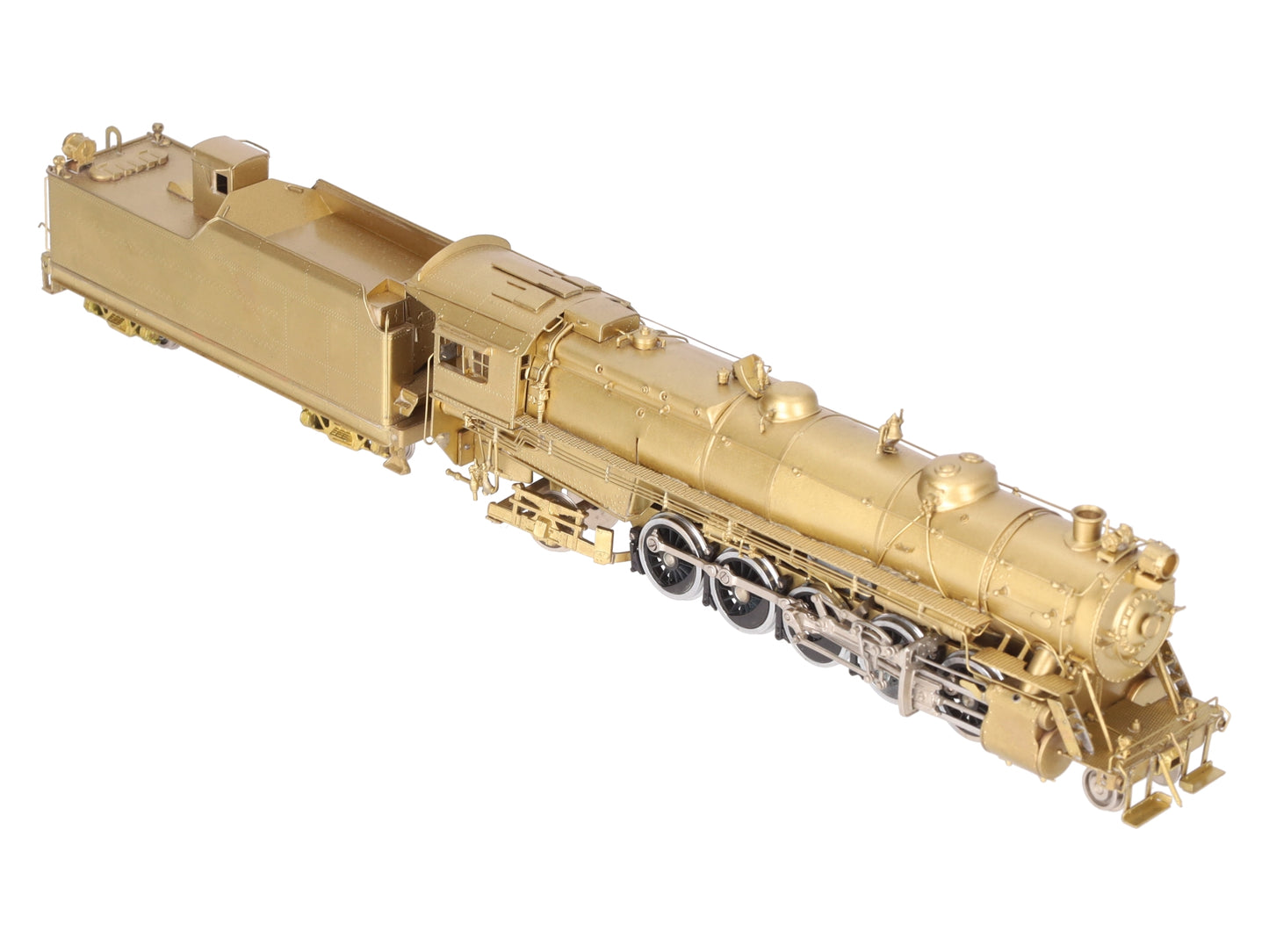 Alco S-119 HO Scale Brass Pennsylvania N-2sa 2-10-2 Steam Loco & Tender EX/Box