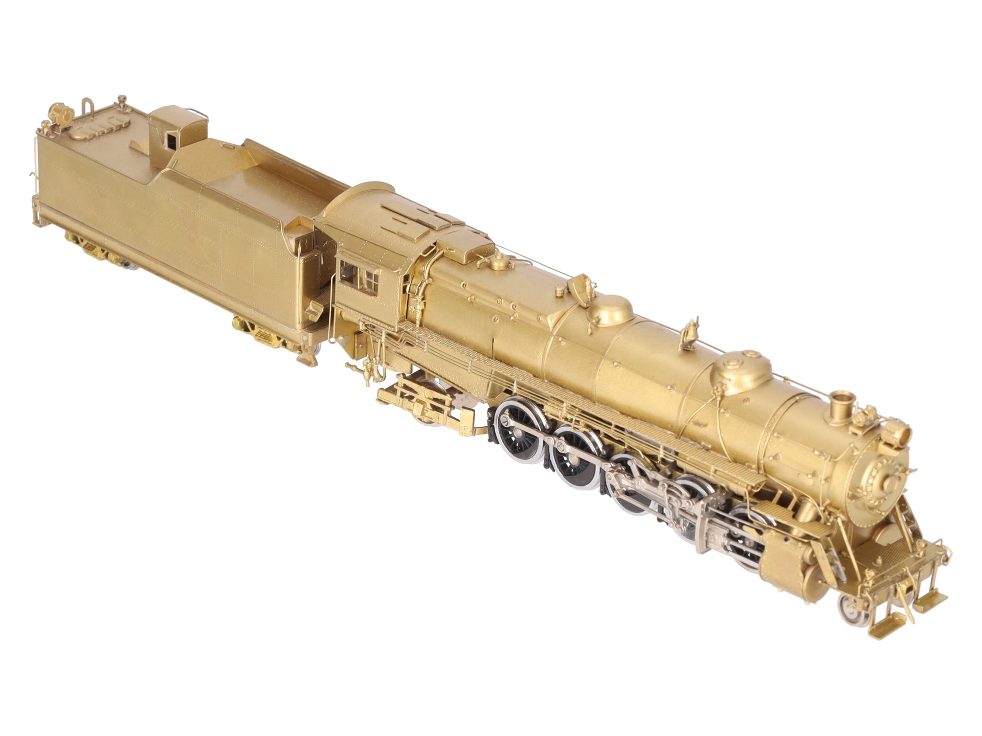 Alco S-119 HO Scale Brass Pennsylvania N-2sa 2-10-2 Steam Loco & Tender EX/Box
