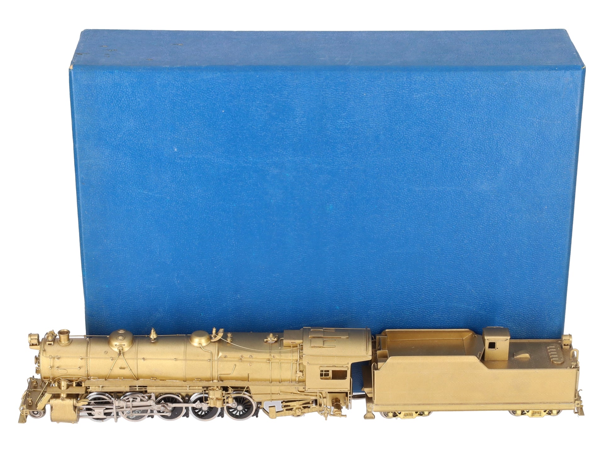 Alco S-119 HO Scale Brass Pennsylvania N-2sa 2-10-2 Steam Loco & Tender EX/Box