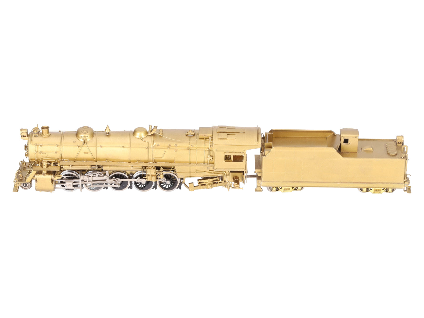 Alco S-119 HO Scale Brass Pennsylvania N-2sa 2-10-2 Steam Loco & Tender EX/Box